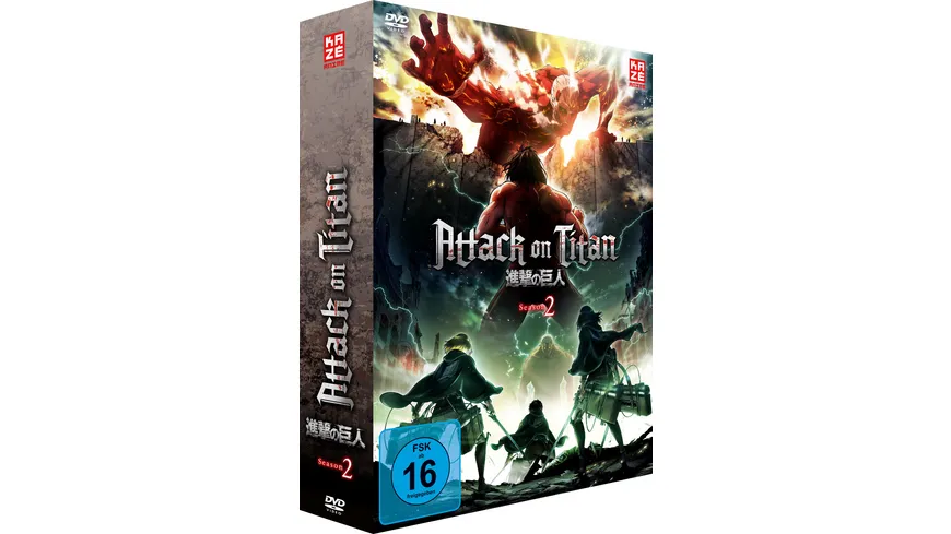 Attack on Titan - 2. Staffel - Gesamtausgabe  [2 DVDs]