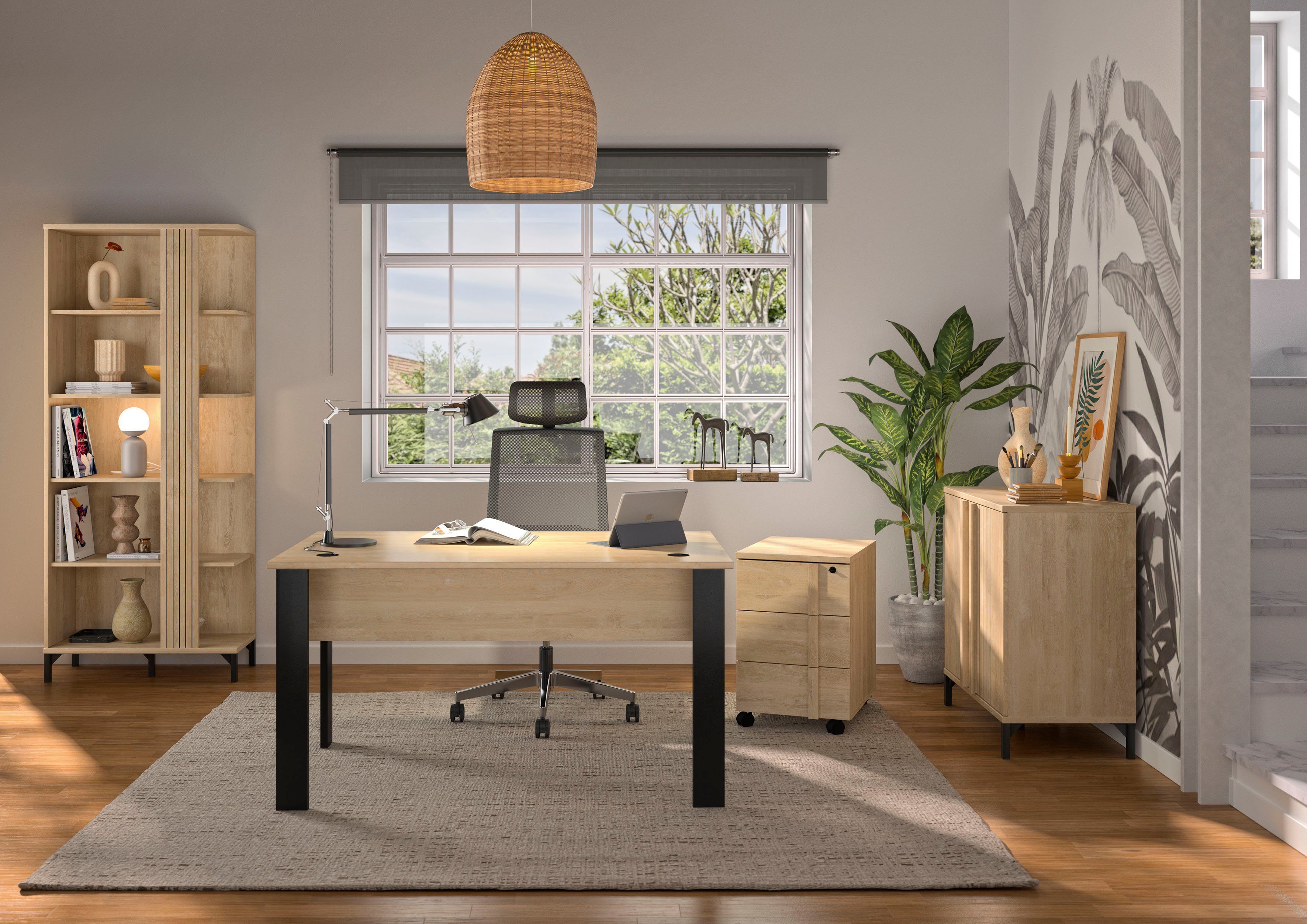 Gami Aktenregal Faro, moderner Industrial Look