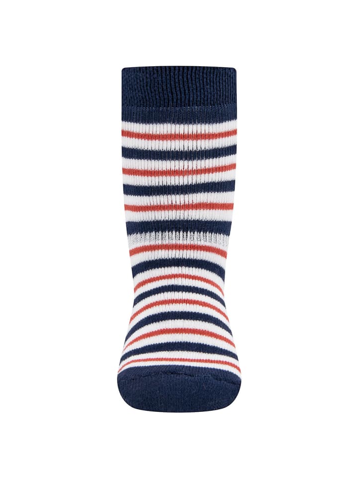 ewers 2er-Set Stoppersocken ABS 2er Pack Autos/Ringel in navy-mineralrot günstig kaufen