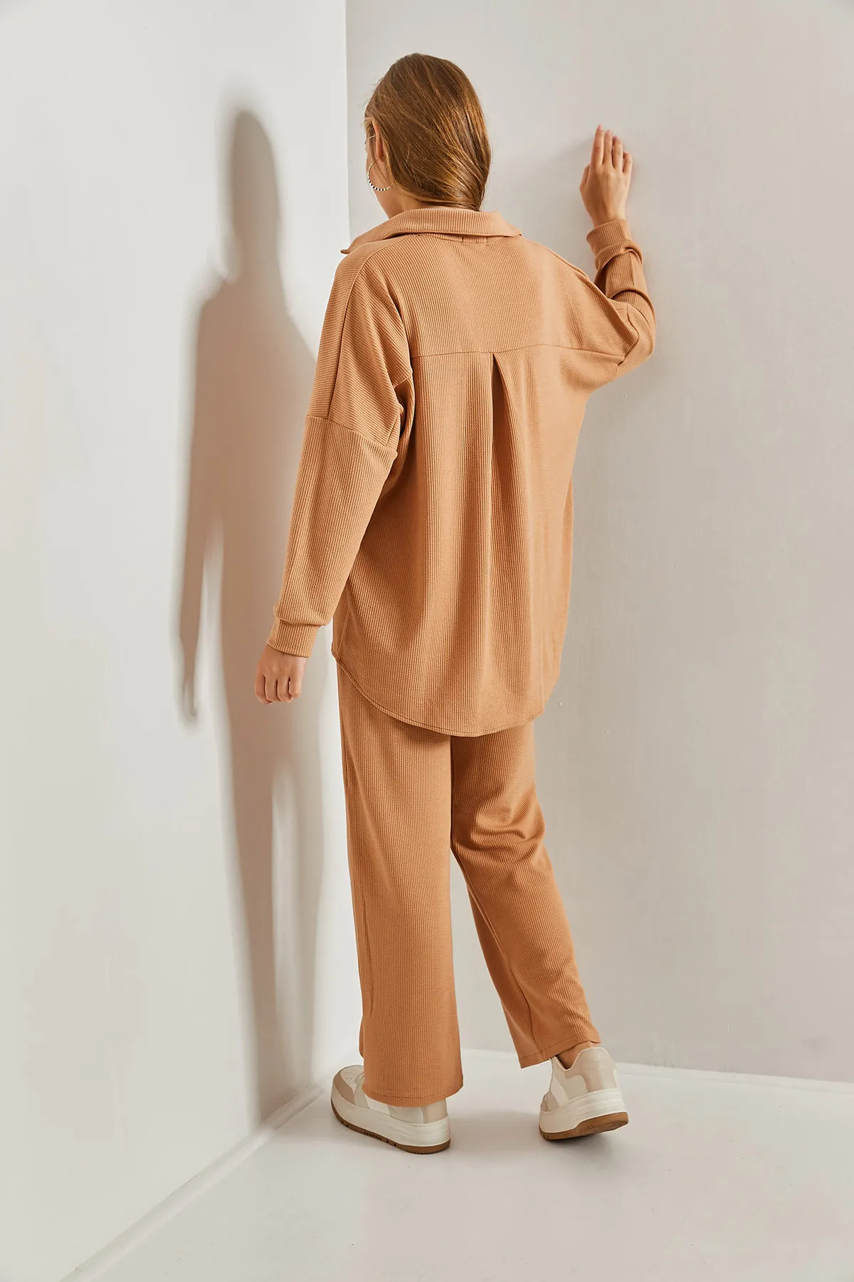 Bianco Lucci  Damen-Ottomane-Unterteil-Oberteil-Set aus Stoff