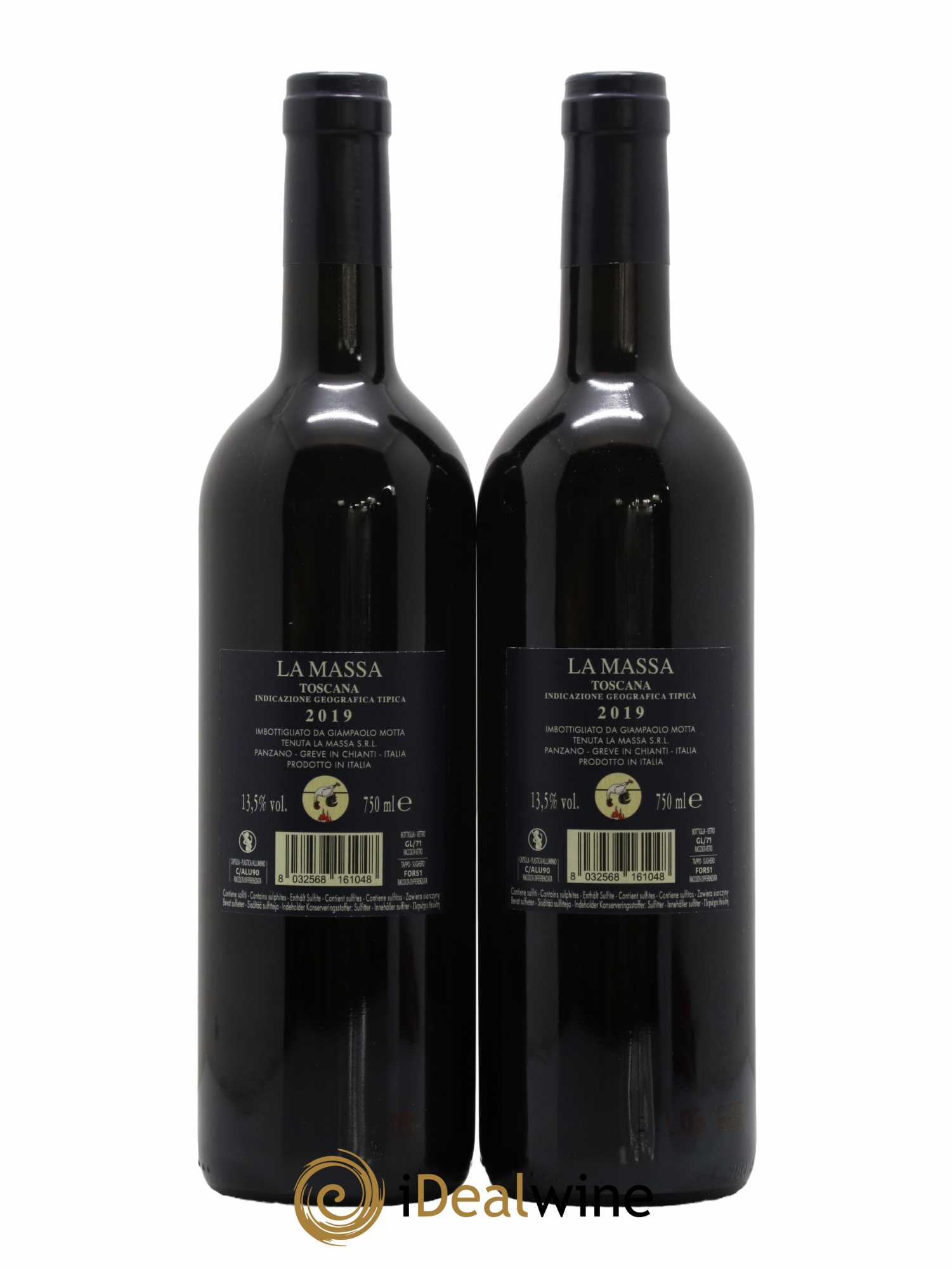 IGT Toscane La Massa  2019 - Lot de 2 Bouteilles