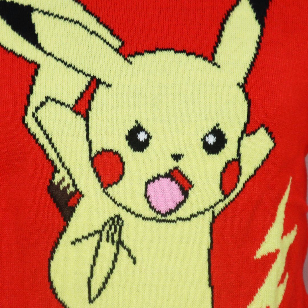 POKÉMON Sweater Pokemon Pikachu Kinder Jungen langarm Pulli Pullover Gr. 116 bis 152
