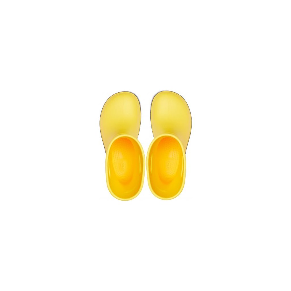 Crocs Crocsband Rain Boot Yellow / Navy Gummistiefel