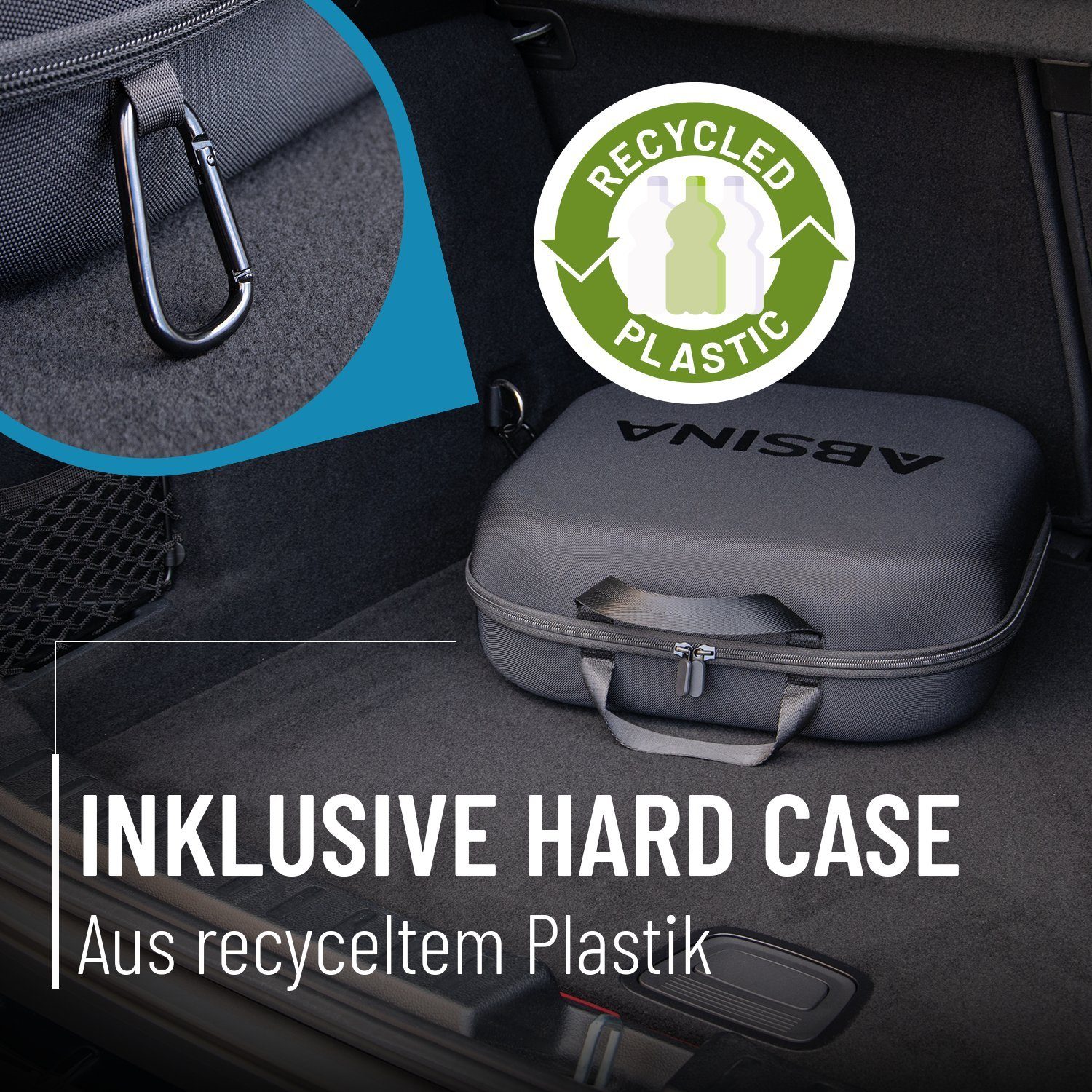ABSINA Elektroauto Ladekabel Typ 2 Mode 3, 5 Meter, 3-phasig, 11kW, 16A, IP55 Elektroauto-Ladegerät (1-tlg)