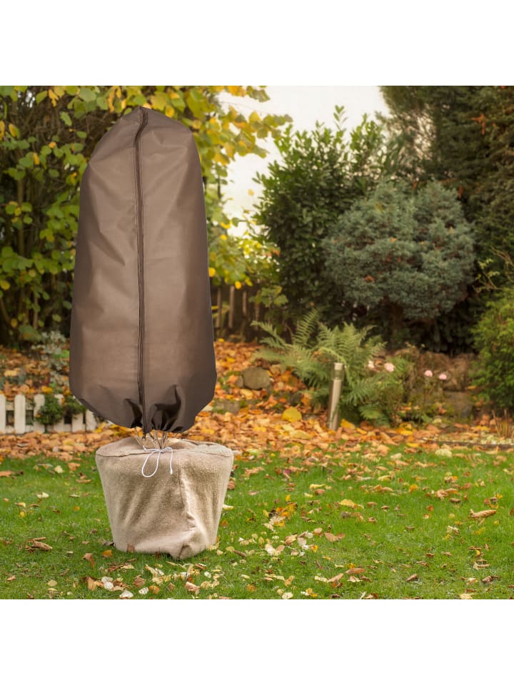 relaxdays 3 x Winterschutzhaube in Beige - (B)200 x (H)240 cm günstig kaufen onesize