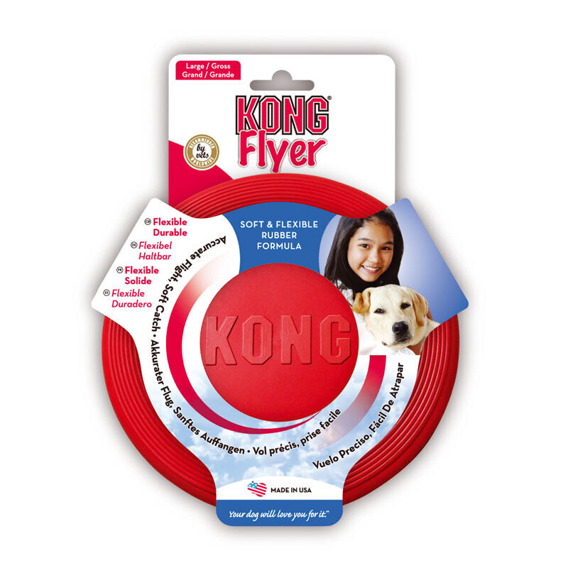 KONG Frisbees & Wurfspielzeug KONG Frisbee rot S