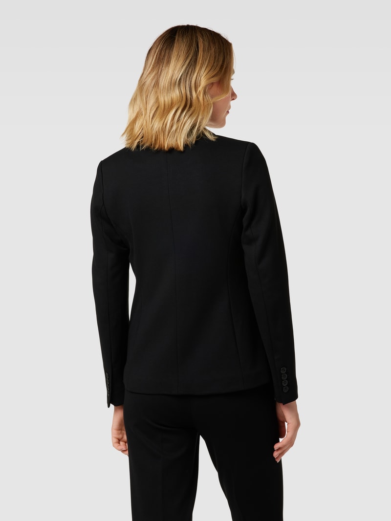 Blazer mit Eingrifftaschen in schwarz