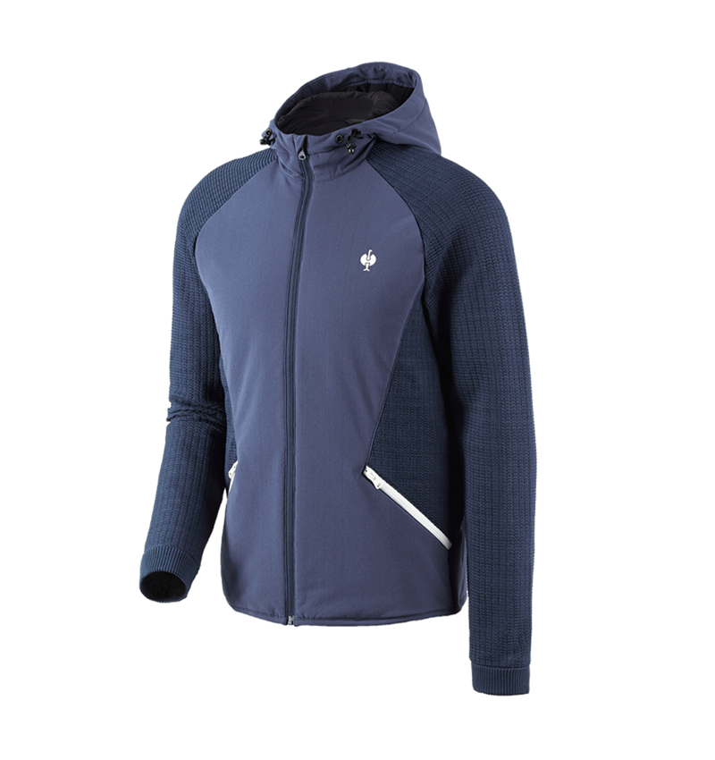 Hybrid Kapuzenstrickjacke e.s.trail