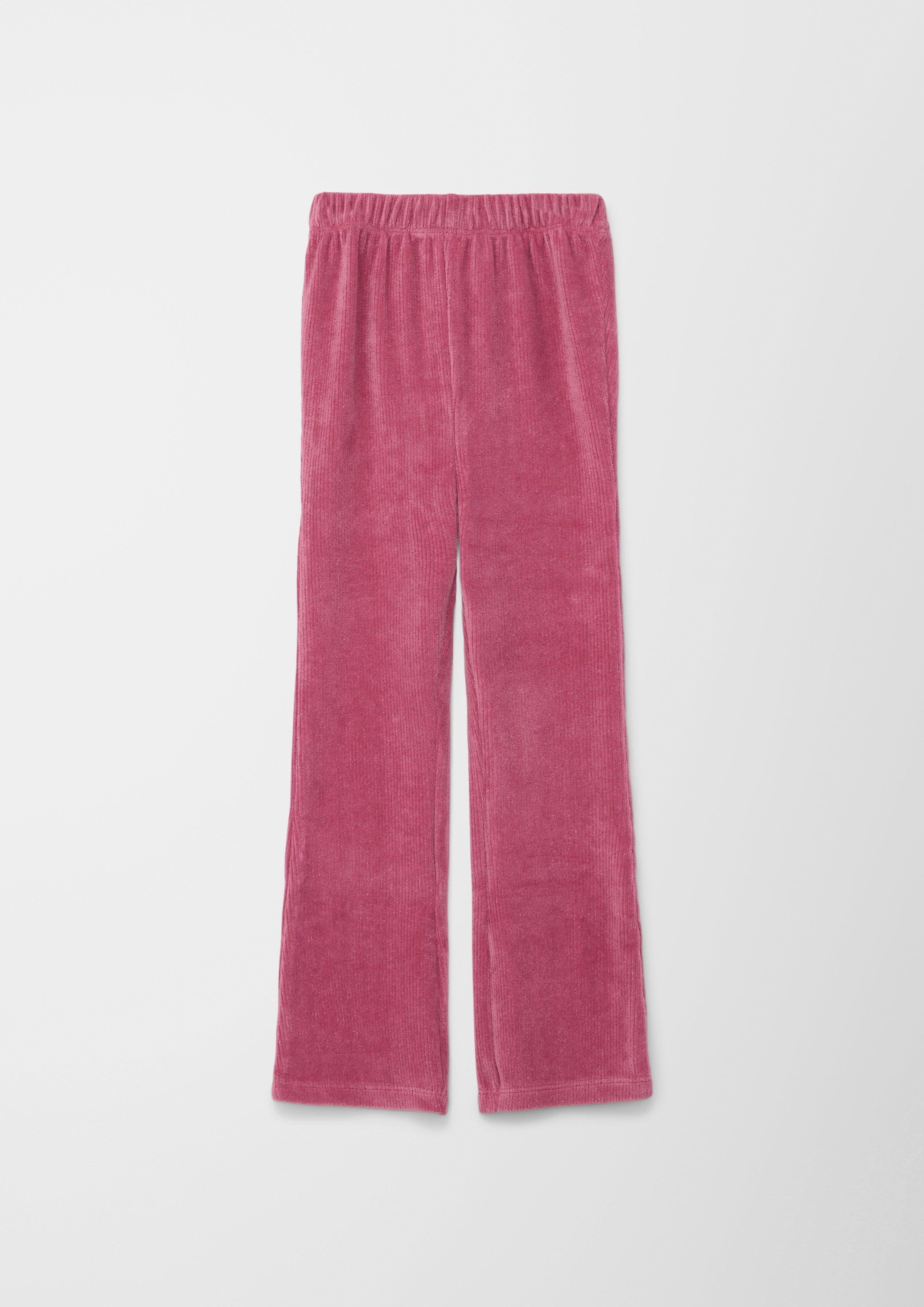 Samtleggings mit Flared Leg   2133920-4592