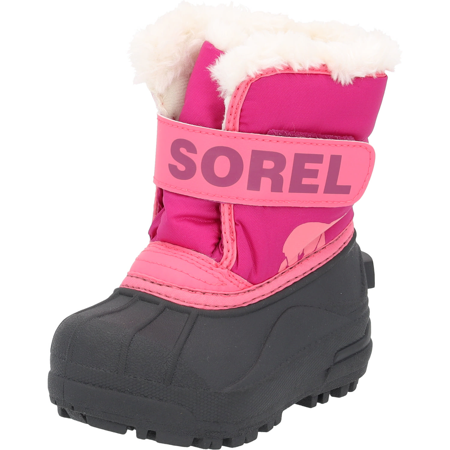 Sorel Childrens Snow Commander NC 1960, Winterstiefel, Kinder, Pink (Tropic Pink)