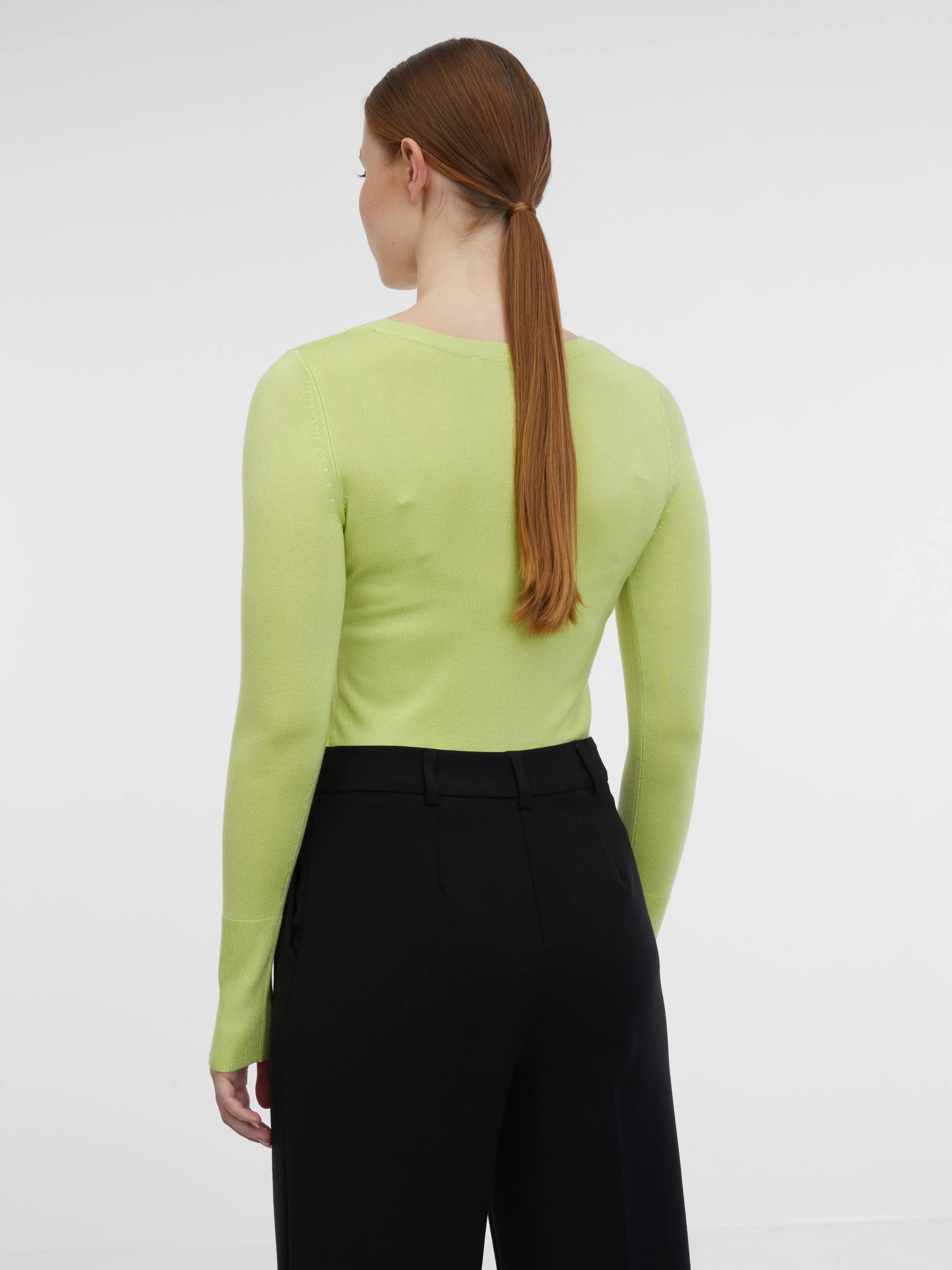 Grüner Damenpullover ORSAY