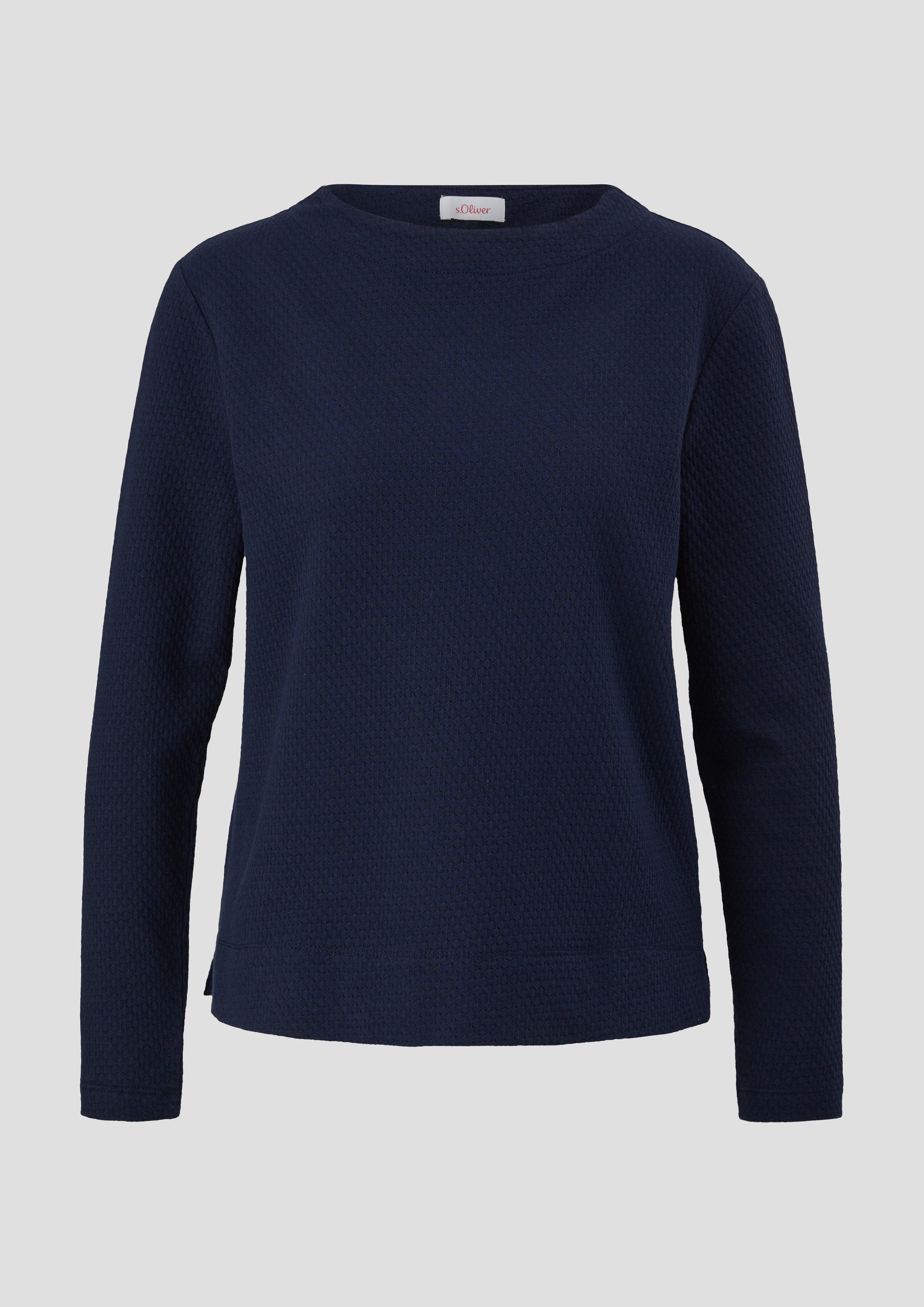 Sweatshirt mit Dobby-Struktur  2157755-5959