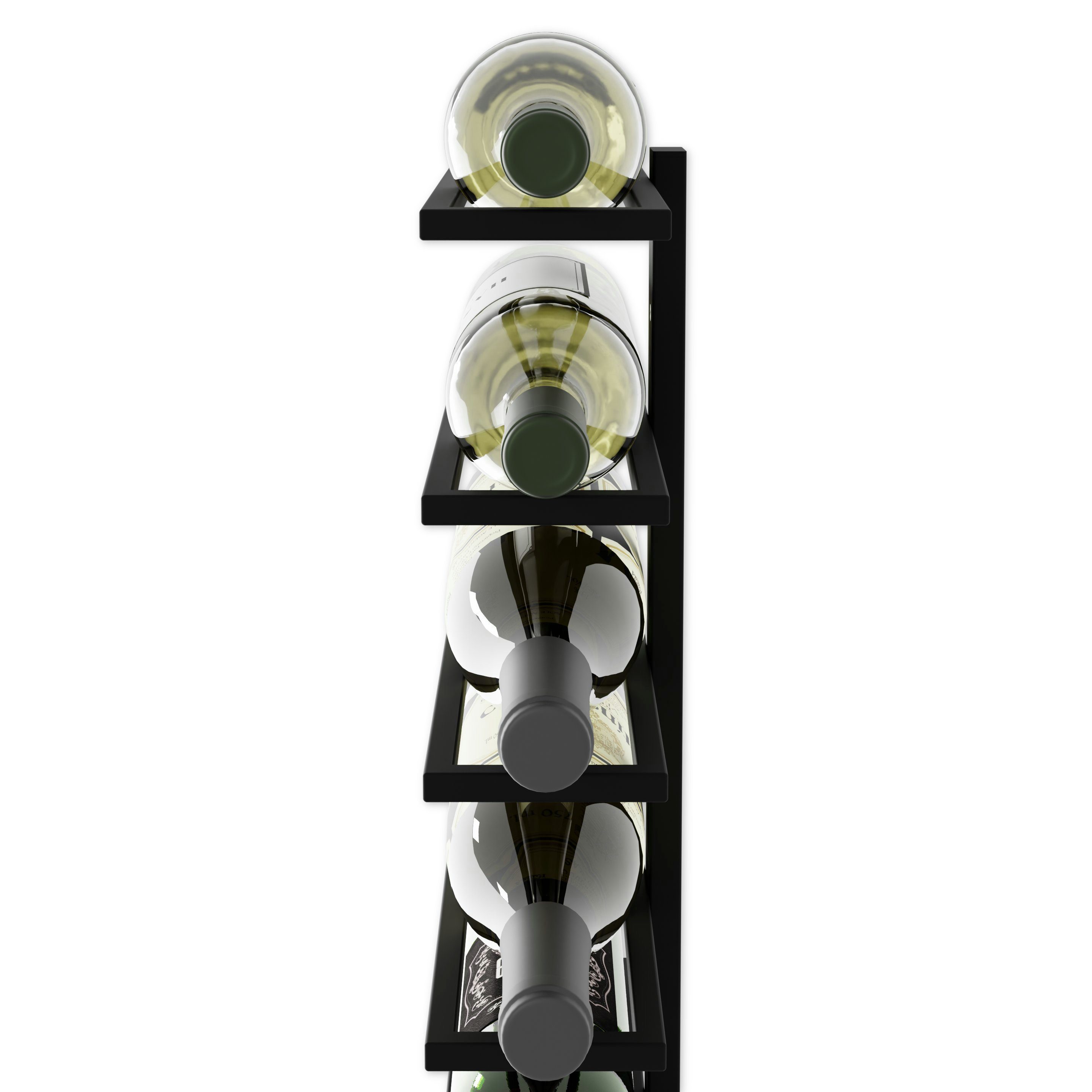 Lenmar Weinregal Weinregal aus Metall, Flaschenregal, Regale, Flaschenhalter LOFT 1-10