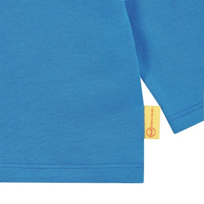 T-Shirt langarm, mittelblau
