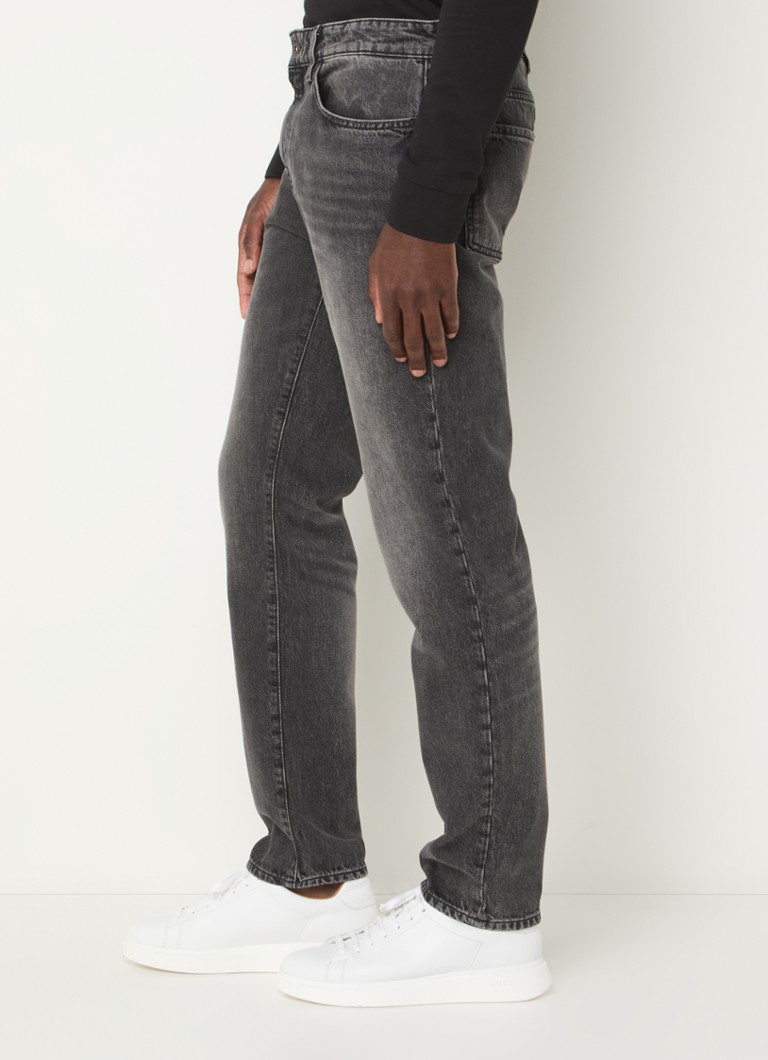 Blugi HUGO BOSS RE.MAINE slim fit cu efect decolorat