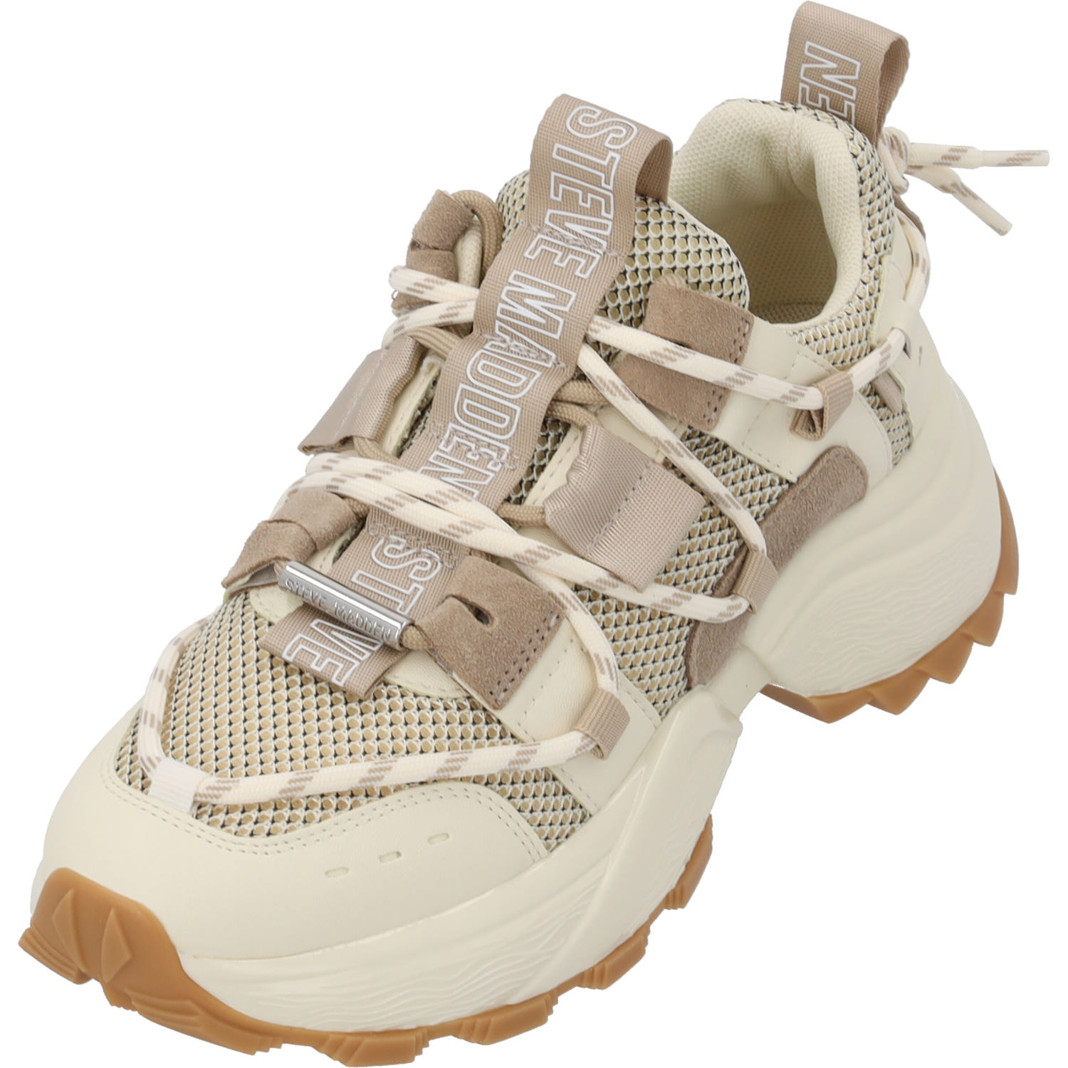 Steve Madden Tazmania SM11002419, Schnürschuhe, Damen, Beige