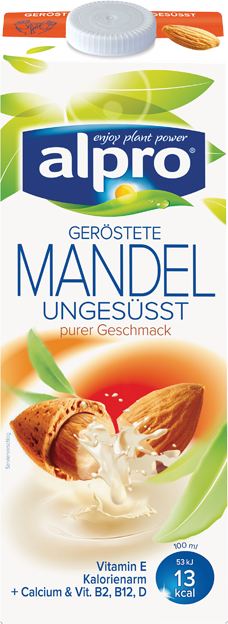 Alpro Mandeldrink Ohne Zucker Geröstet