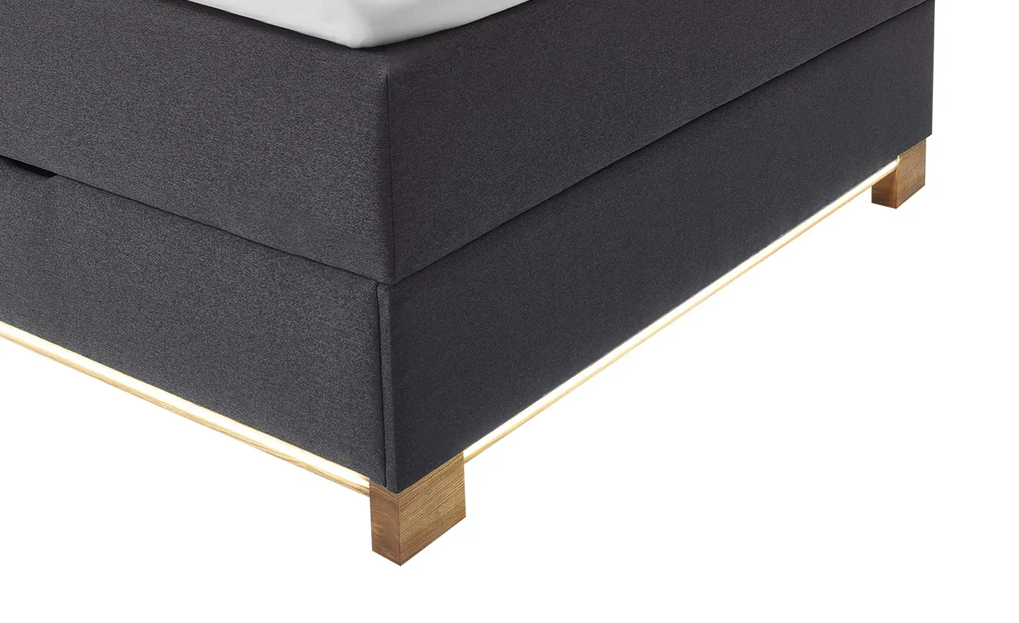 Boxspringbett USB-Anschluss & LED- Beleuchtung  Clara