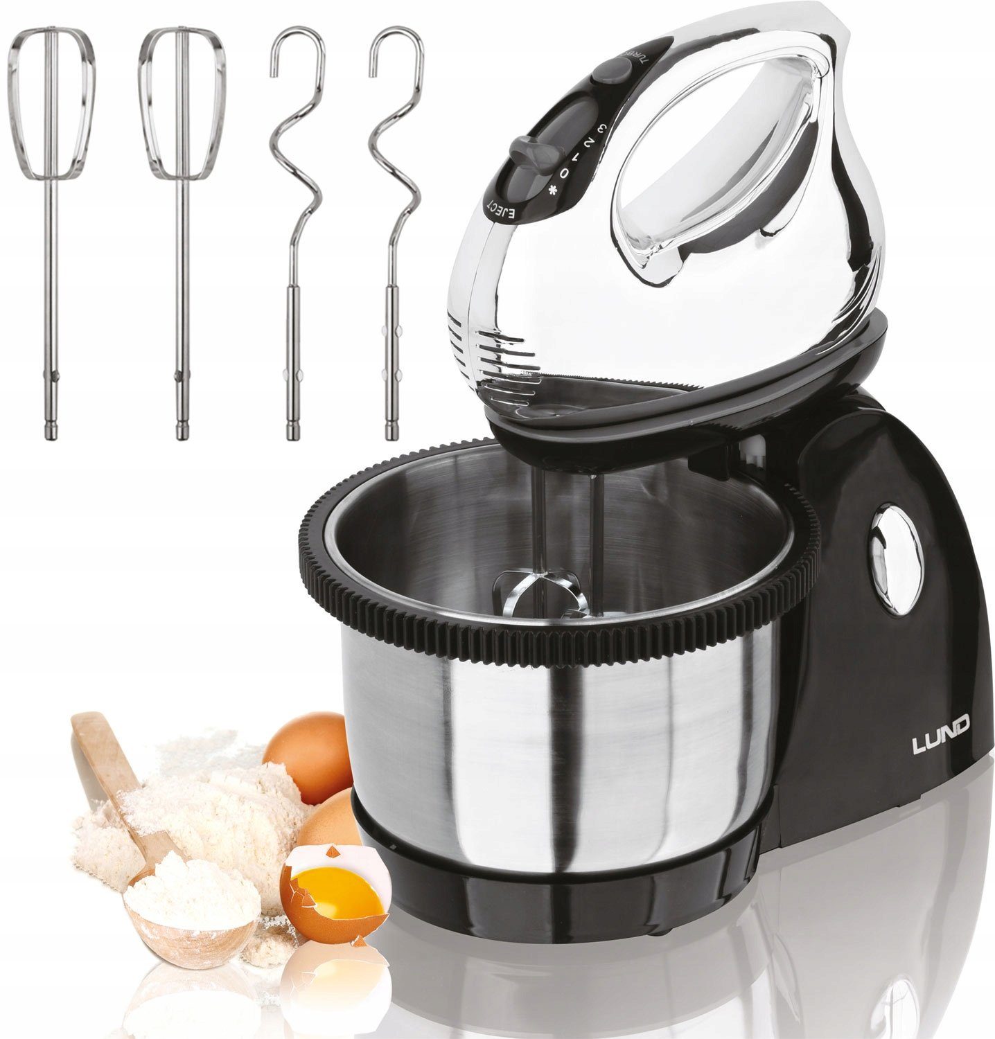 TRIZERATOP Handmixer Handmixer 200-250W Handrührgerät, 250 W