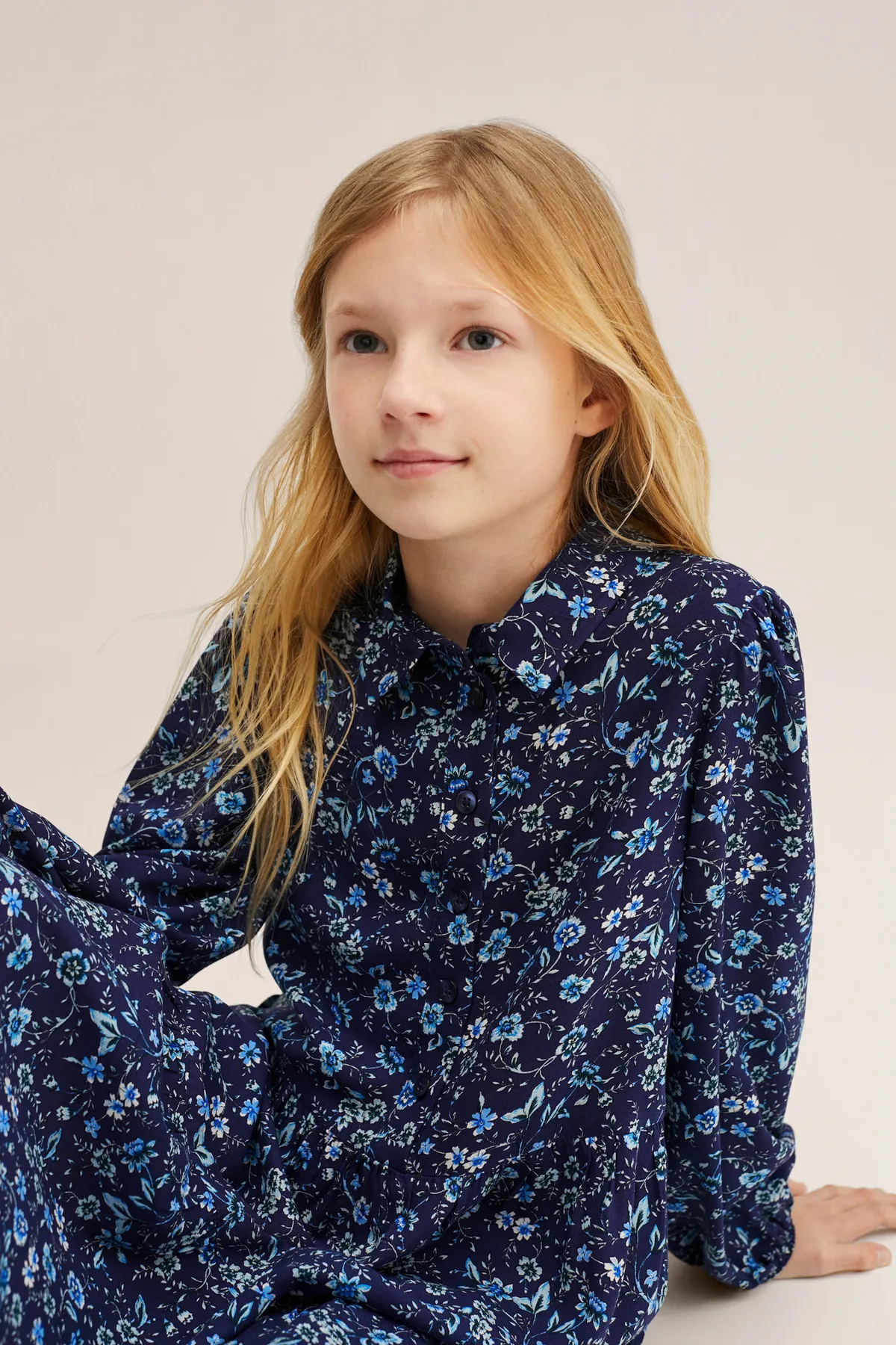 MANGO Kids  27022004 Kleider und Overalls Dark Navy
