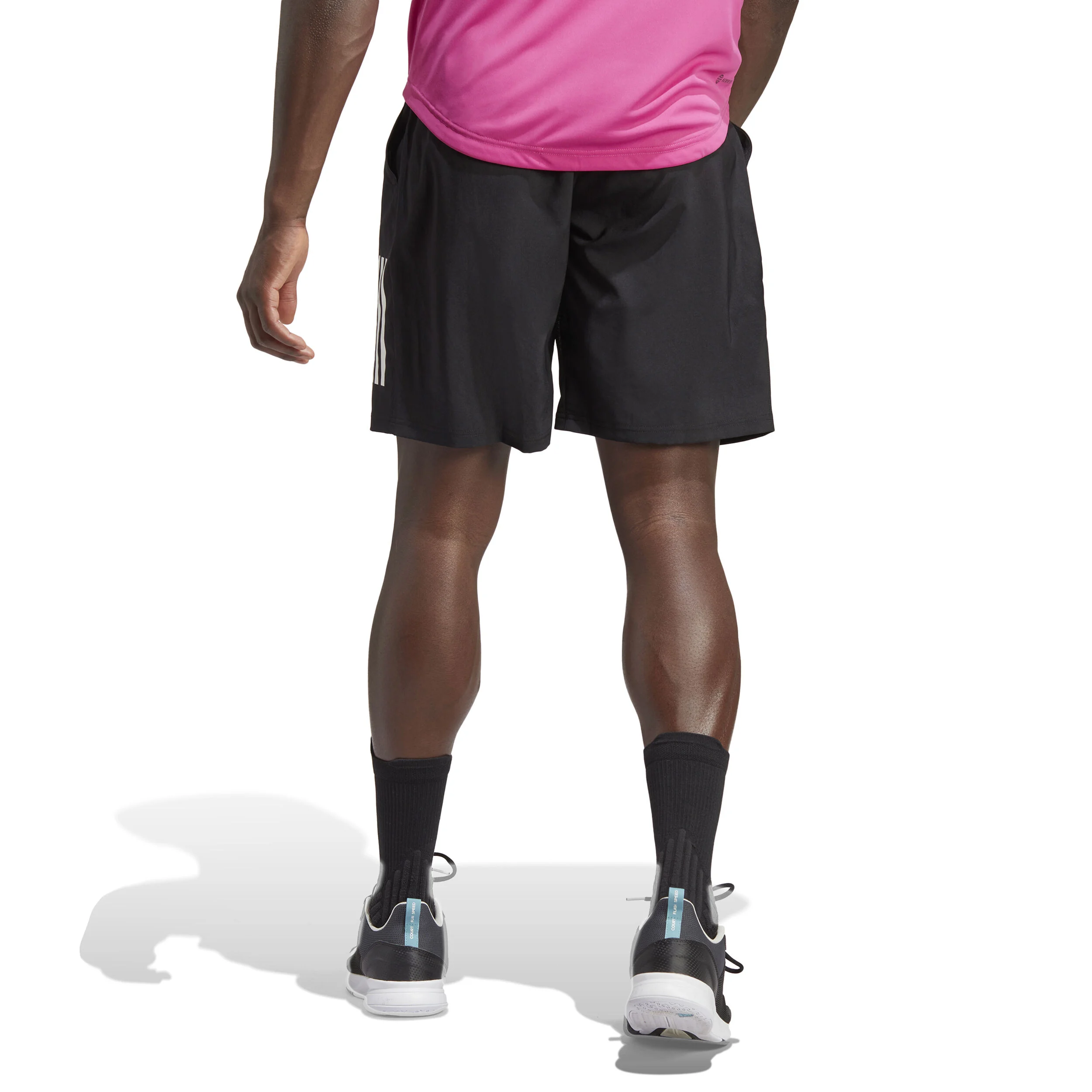 Club 3-Stripes 9in Shorts Herren - Schwarz, Weiß