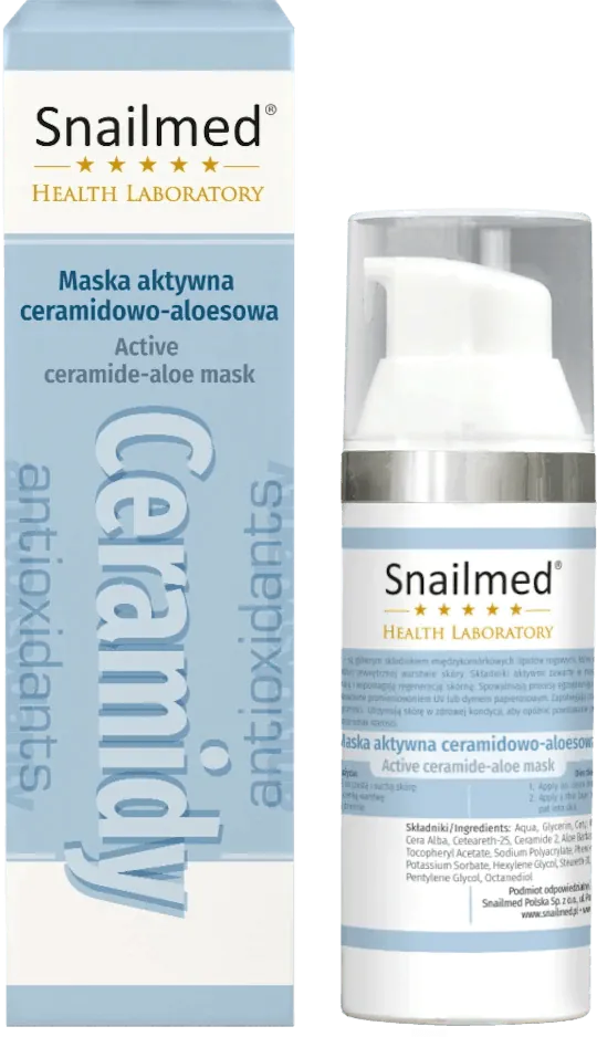 Snailmed hranjiva maska za zrelu kožu s ceramidima i alojom