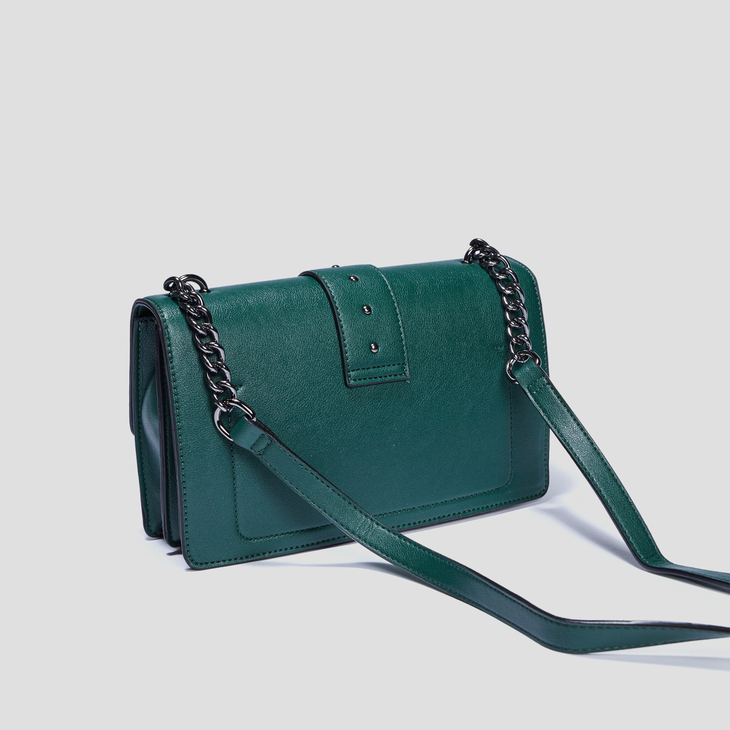 Sac pochette en bandoulière vert femme | La Halle