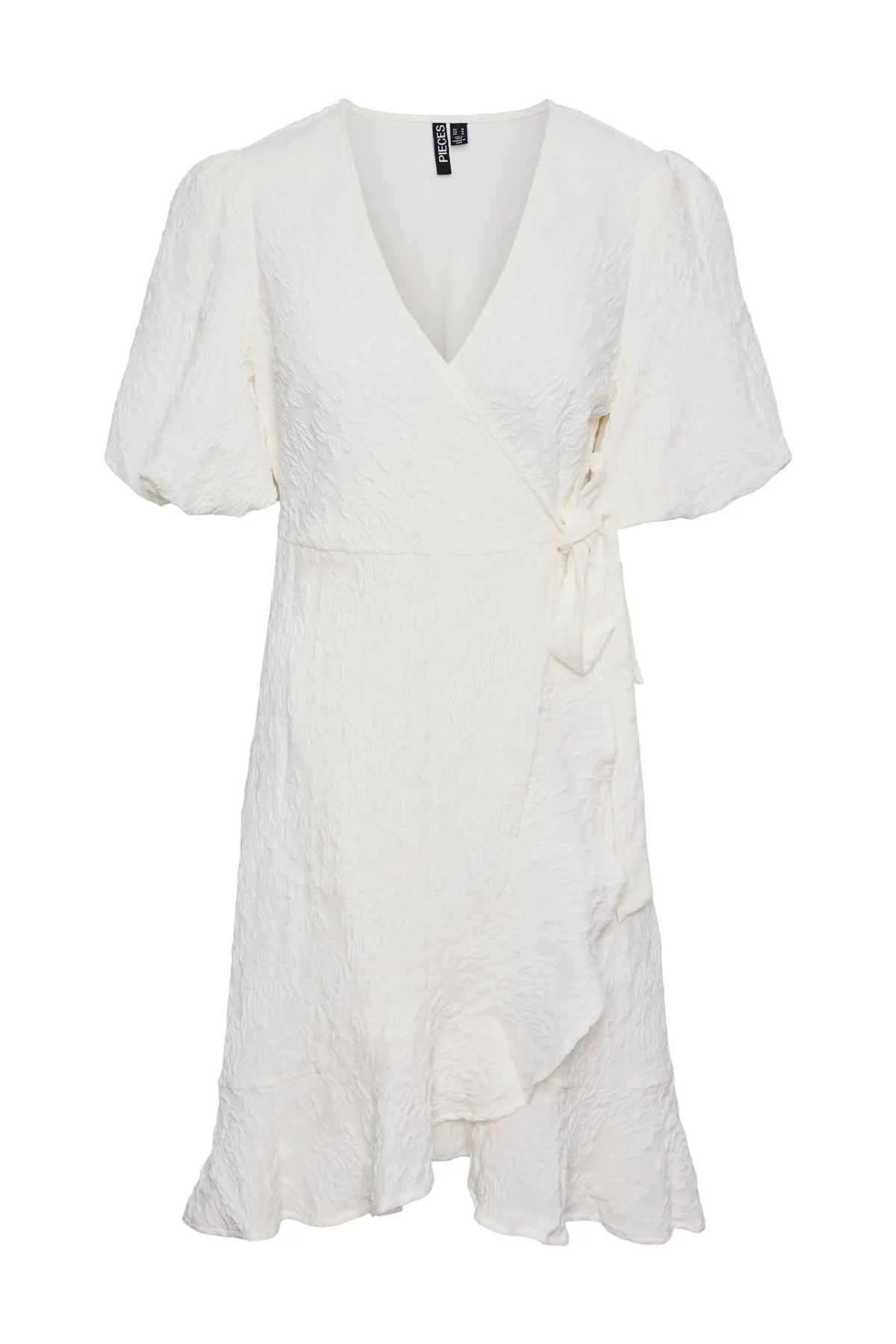 PIECES  Bluse - Weiß - Regular Fit