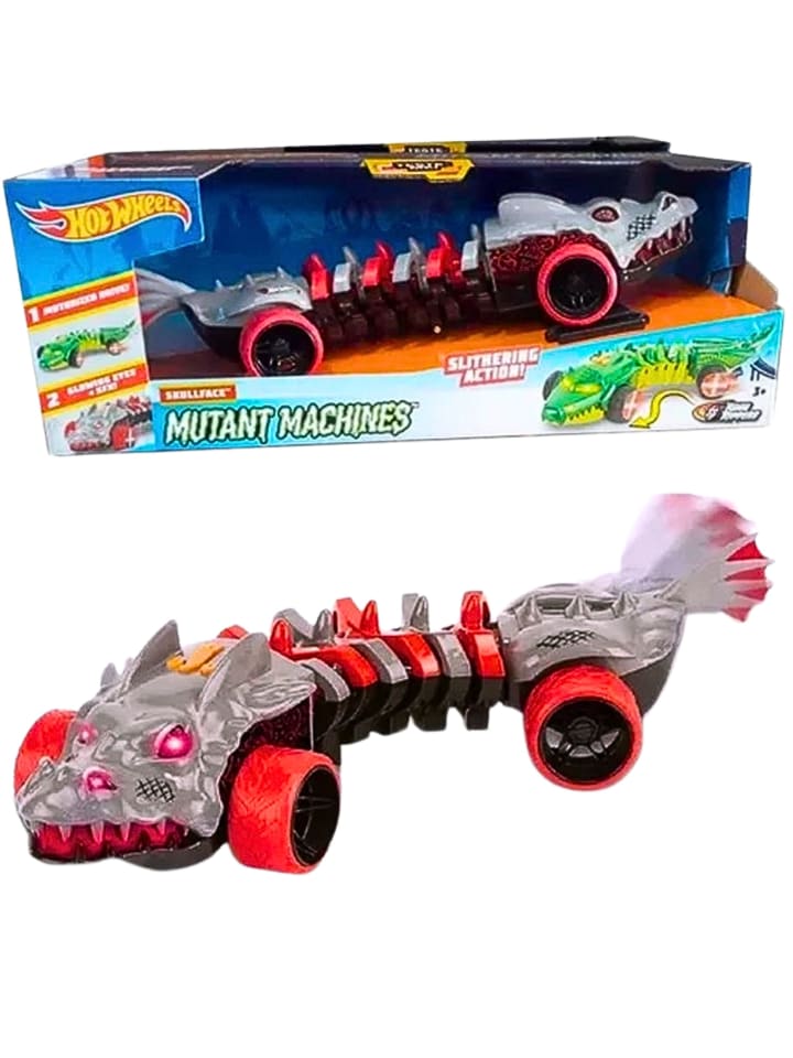 Hotwheels Spielauto Hot Wheels Mutant Maschines Commander Croc / Skullface in Grau günstig kaufen onesize