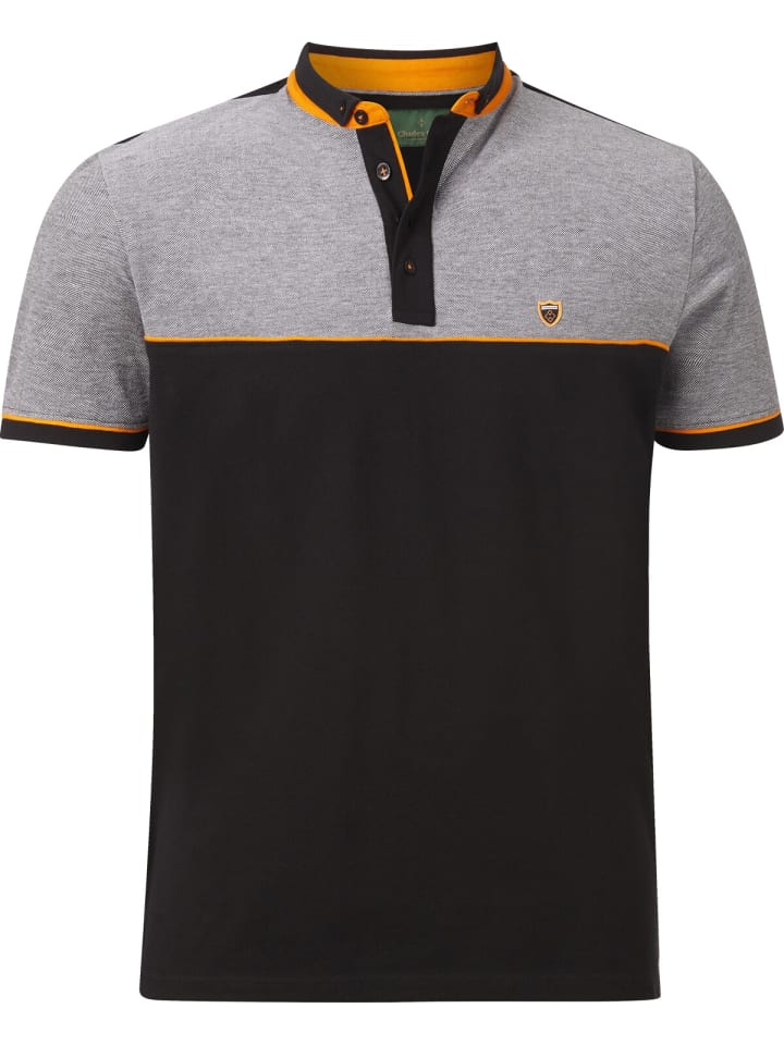Charles Colby Poloshirt EARL FISBY in schwarz günstig kaufen L