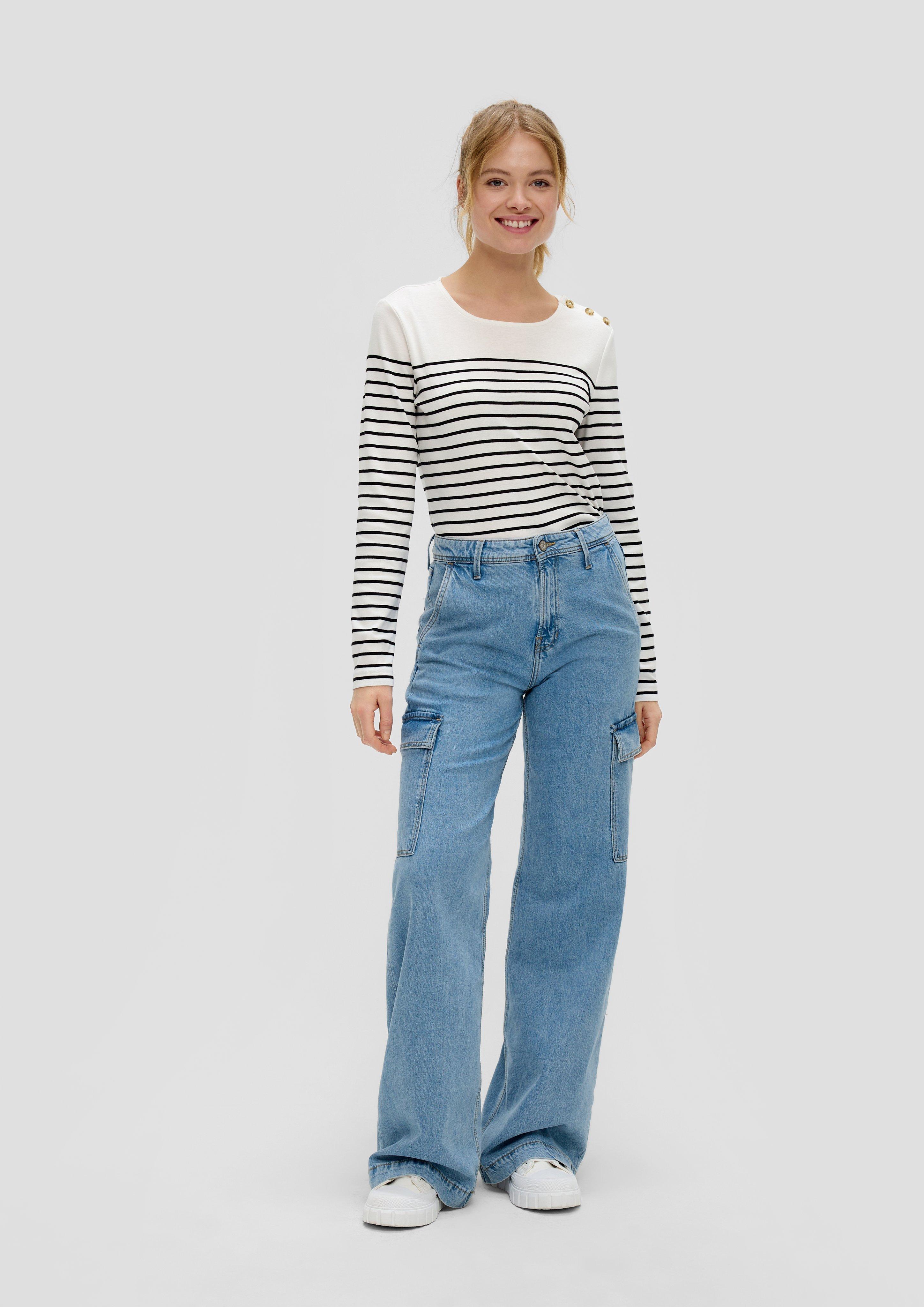Jeans Suri / Mid Rise / Wide Leg / Cargo-Taschen  2147789-52Z7