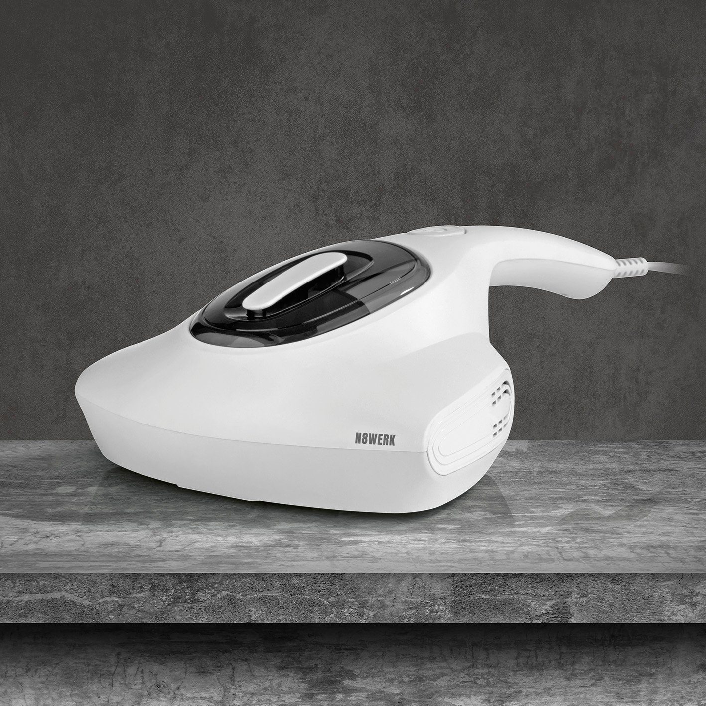 N8WERK Matratzenreinigungsgerät Milbensauger Moonlight Edition 300W weiß, Milbensauger Moonlight Edition weiß