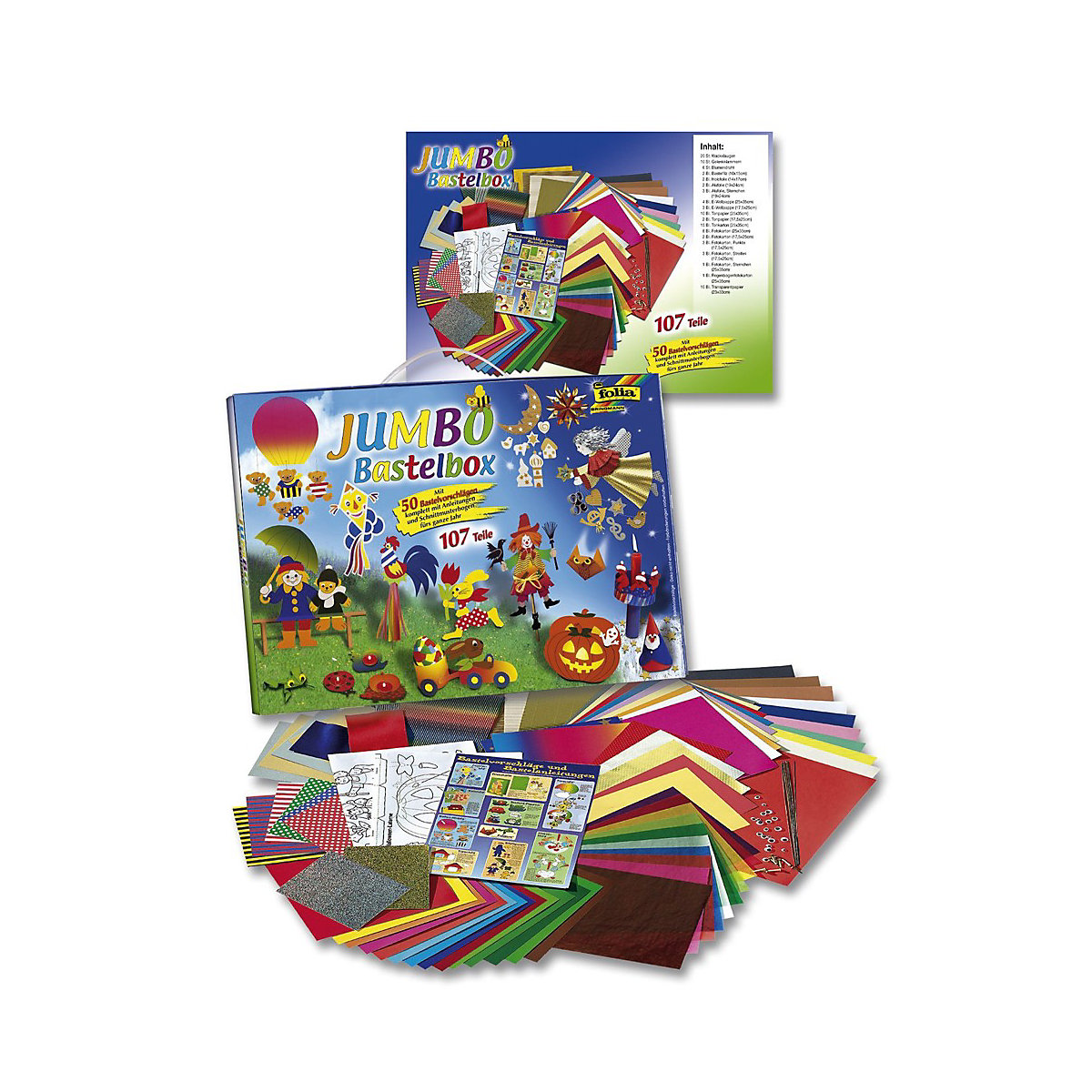 Jumbo-Bastelbox, über 100 Teile