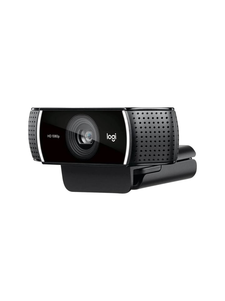 Logitech Full-HD Webcam mit 1080p/30fps - Glasobjektiv mit 78° Sichtfeld in Schwarz günstig kaufen onesize