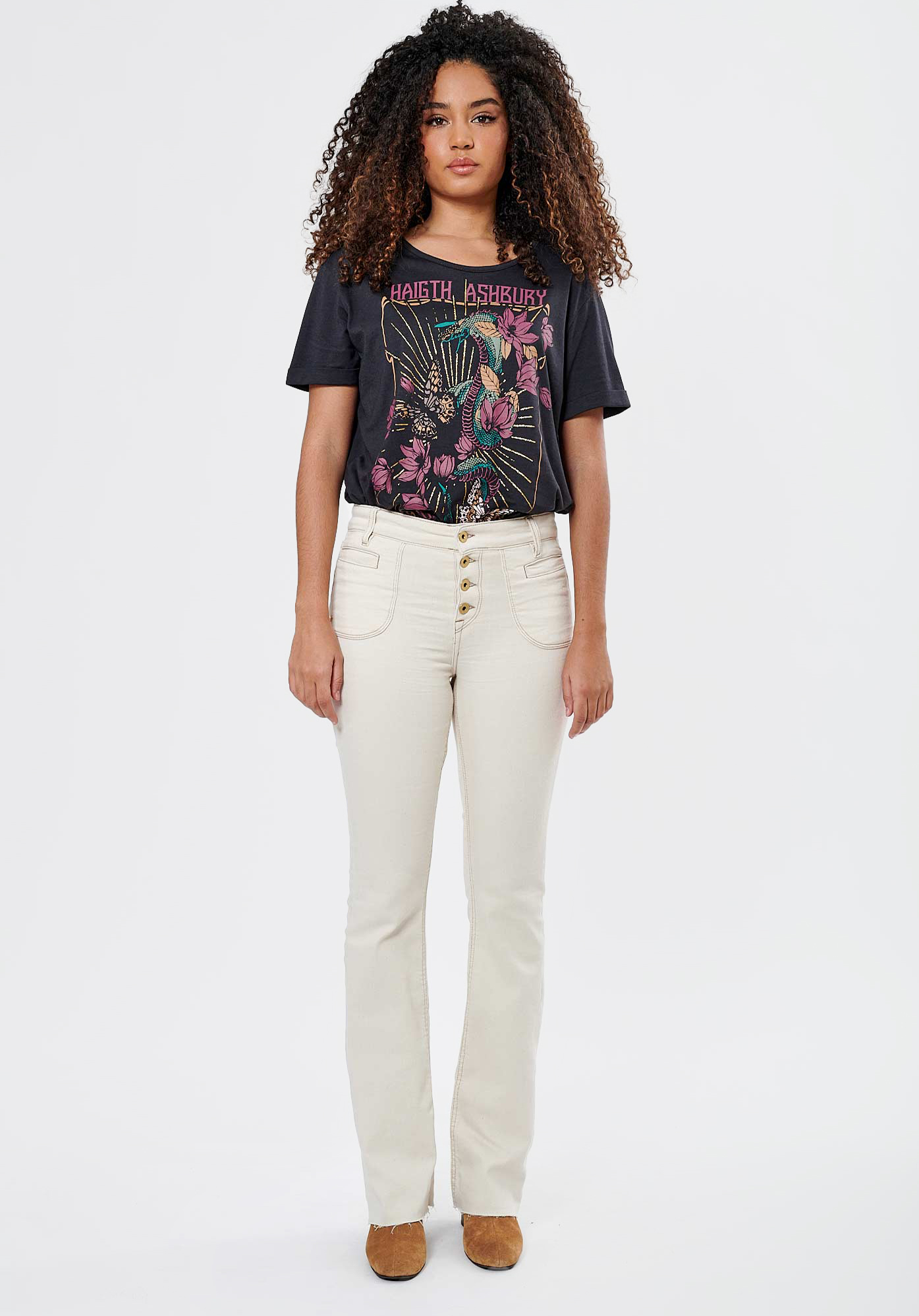 LUCKY  Jean bootcut Femme