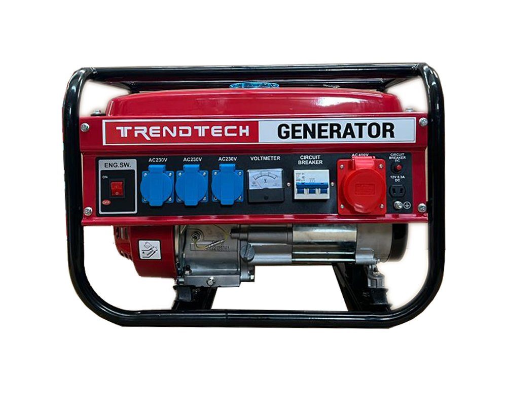 Moeby24 Stromerzeuger 3000 Watt Stromgenerator 6,5PS Benzin Generator Notstromaggregat