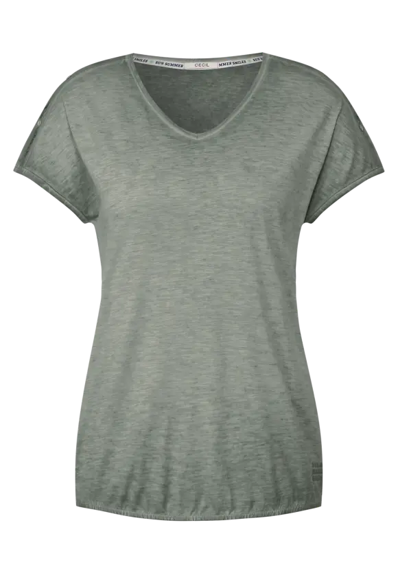 CECIL T-Shirt in gewaschener Optik