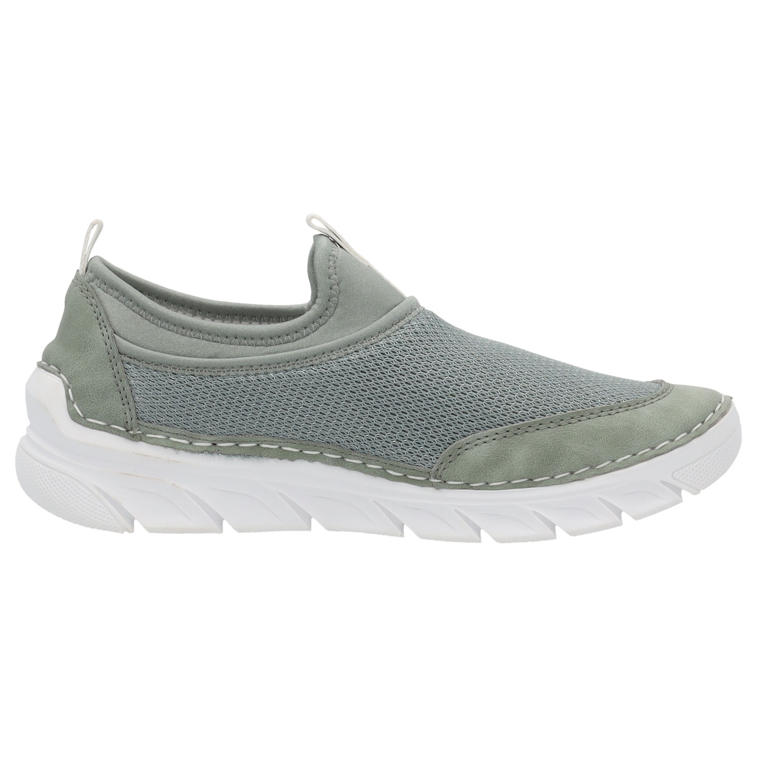 Rieker 55058, Slip-On-Sneaker, Damen, mint/weiß/perlmint