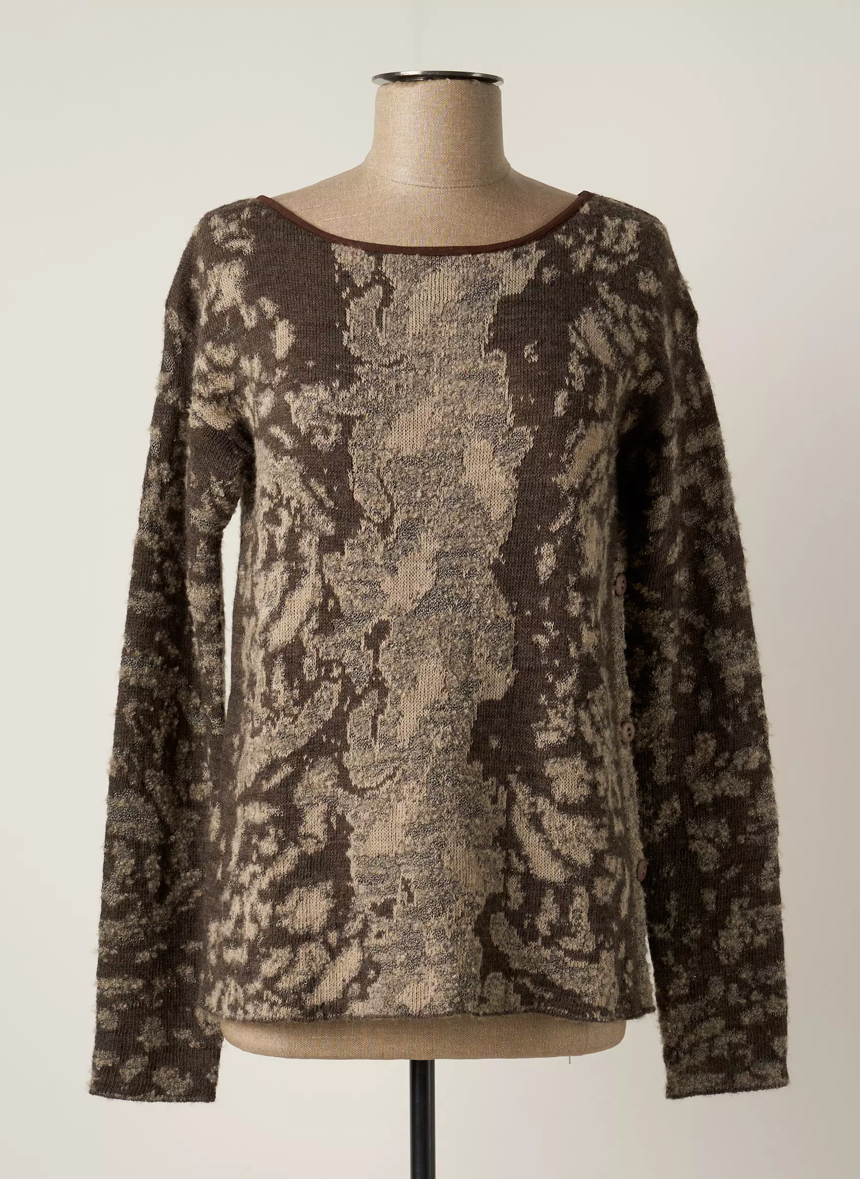 Eva Week End Pulls Femme couleur marron