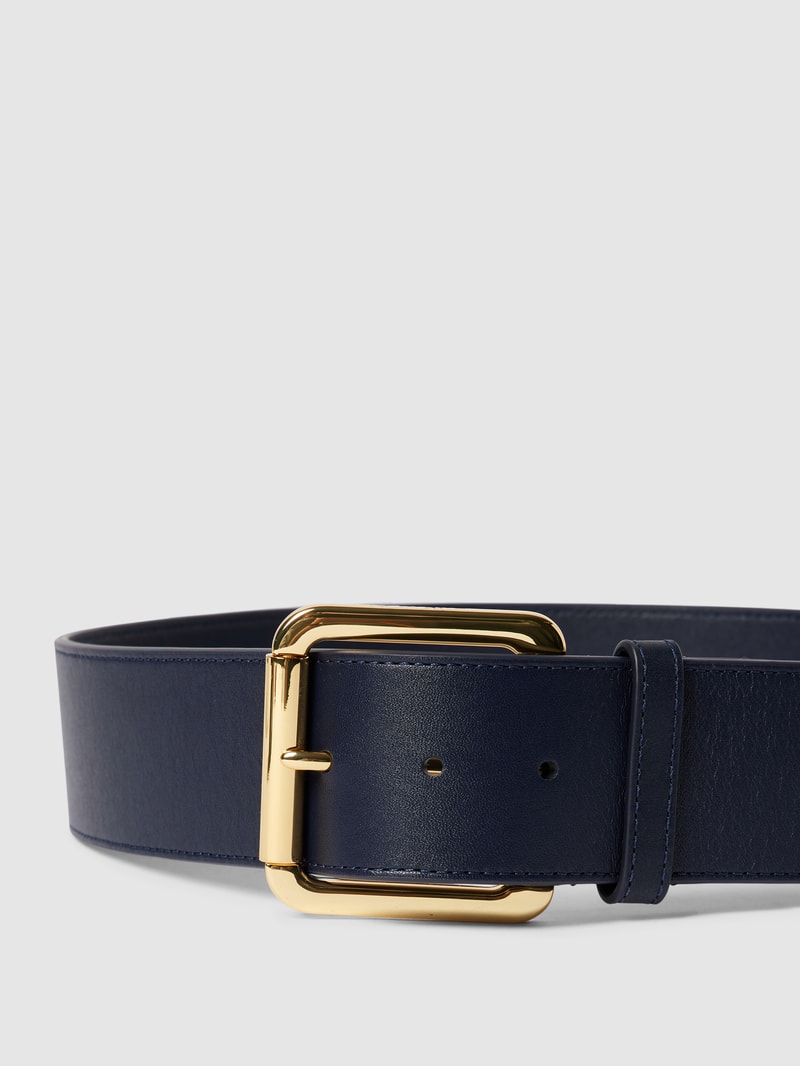 Gürtel mit Label-Details in marineblau