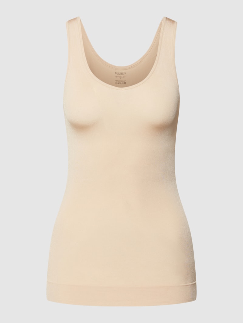 Tanktop mit Rundhalsausschnitt in sand