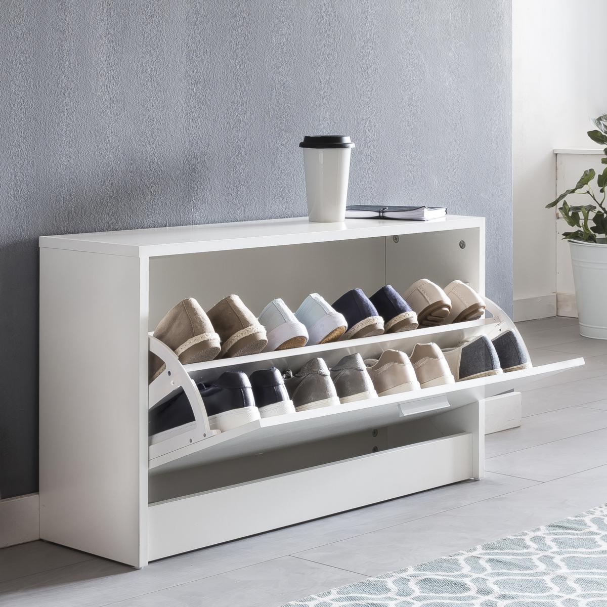 Wohnling Schuhbank ZOEY Weiß