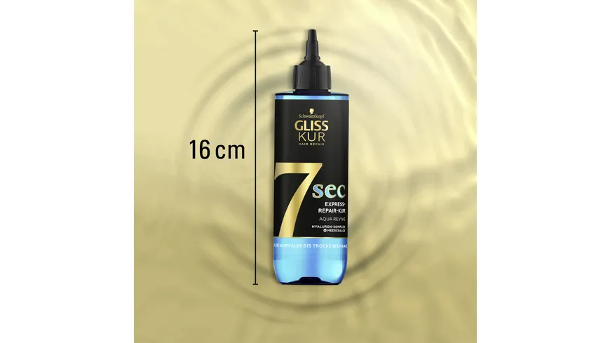 Schwarzkopf Gliss Kur 7 Sec Express-Repair-Kur Aqua Revive 200ml 200 ml