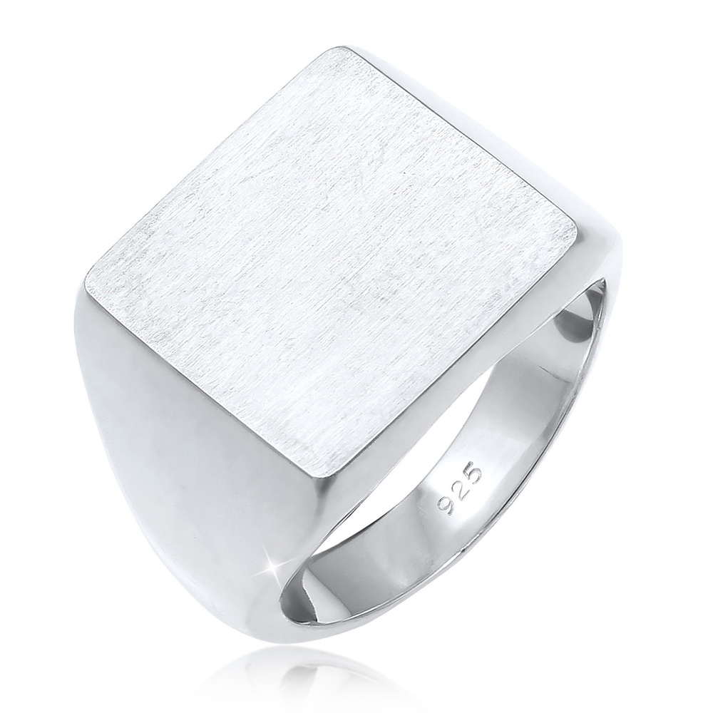 Elli Elli Bague Chevalière Royale Bague Femme - (925/1000) Argent Bague