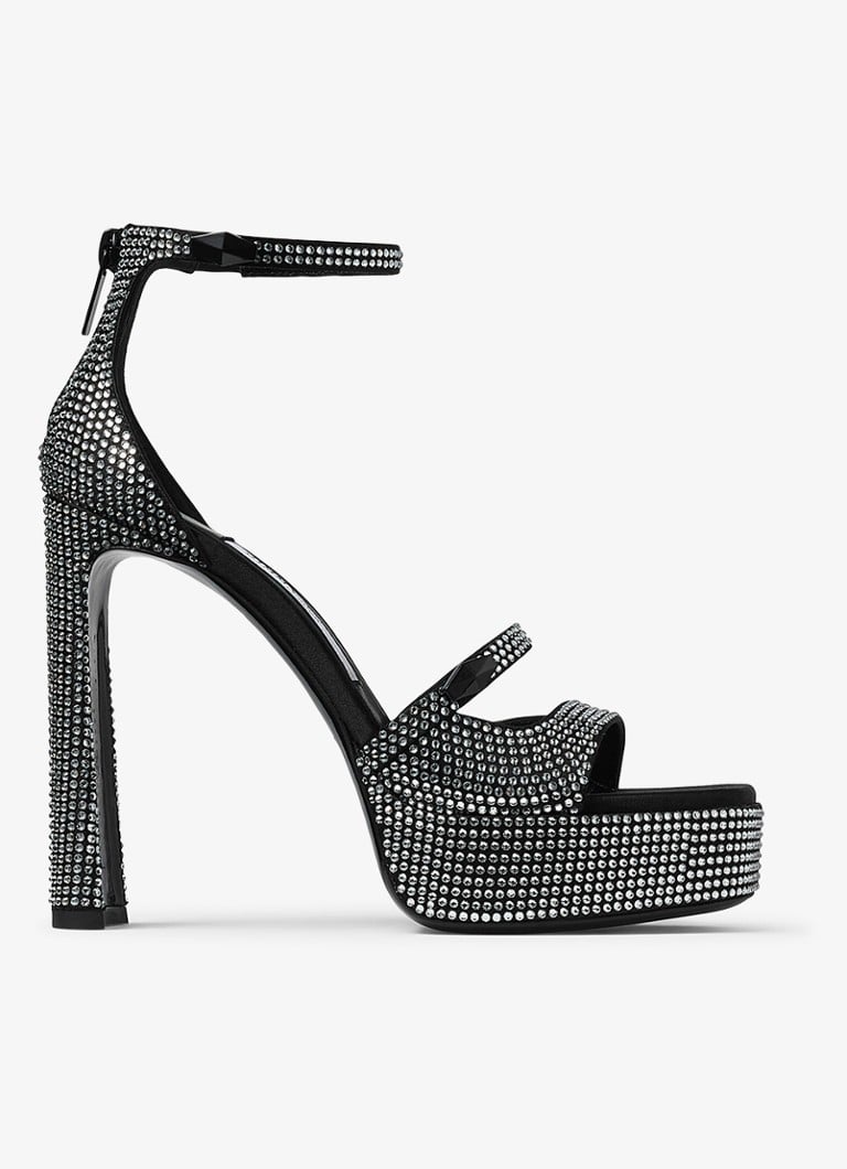 Jimmy Choo Claressa/PF 125 -sandaalit strassikivillä