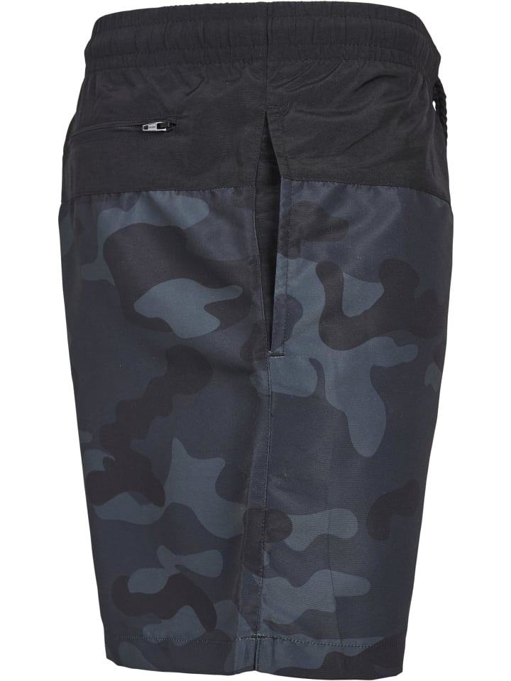 Urban Classics Urban Classics Badeshorts in blk/darkcamo günstig kaufen