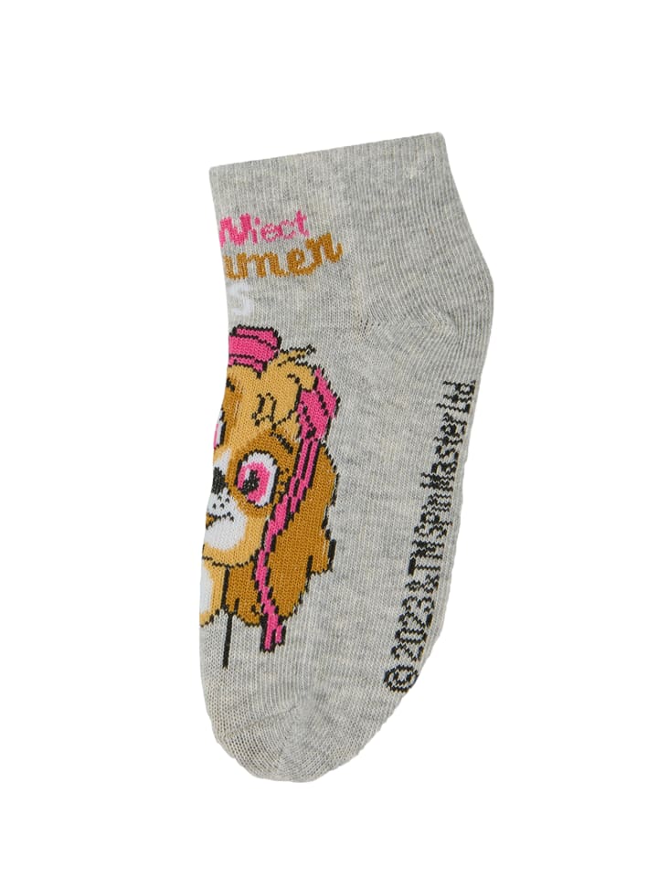 ONOMATO! 7er-Set: Socken Sneaker Paw Patrol Skye und Everest in Mehrfarbig günstig kaufen