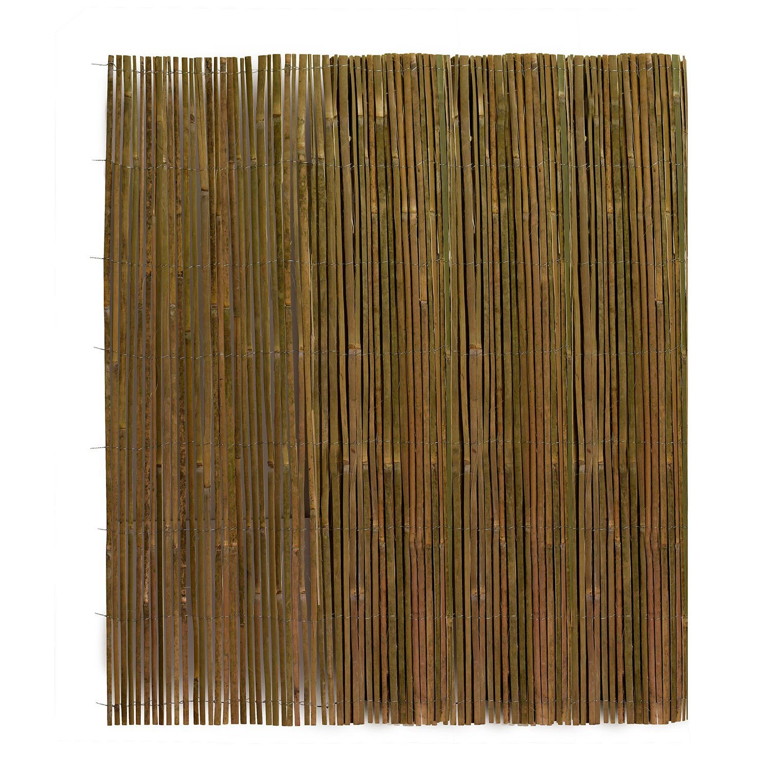 Roysson Garden Sichtschutzzaunmatten Bambusmatte 120x300cm Bambus Windschutz Sichtschutzzaun