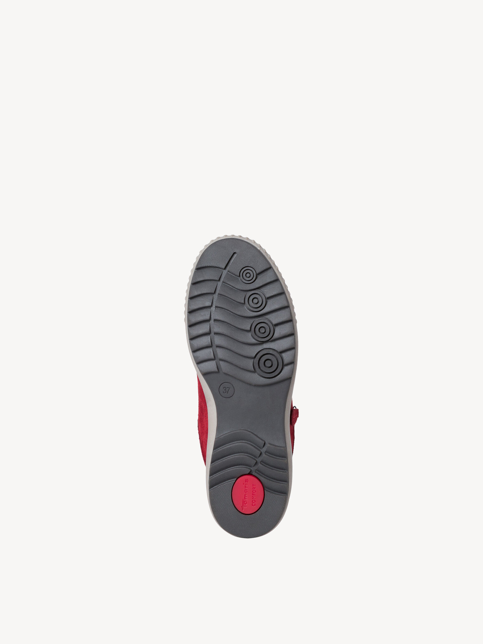 Derbie en cuir - rouge