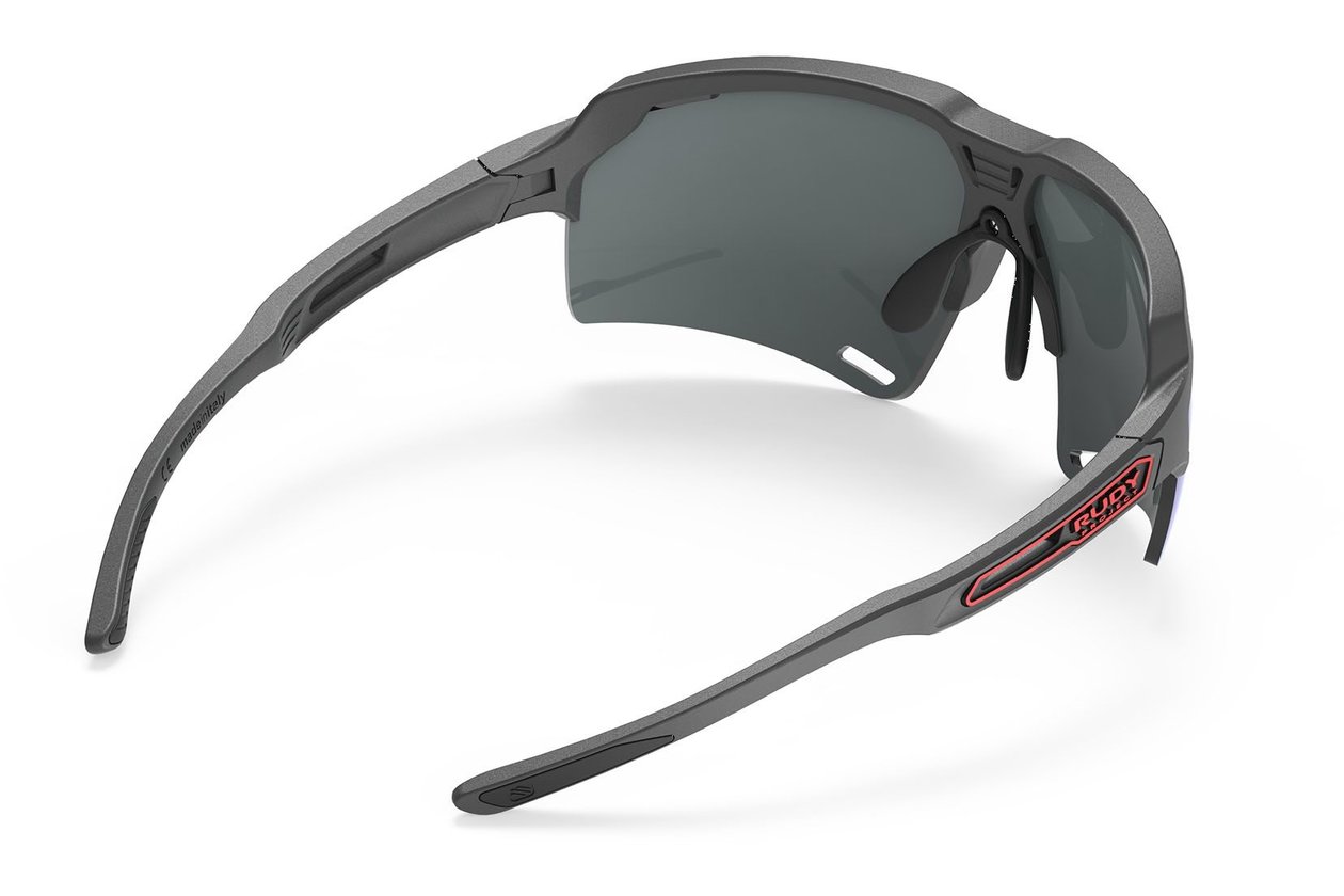 Rudy Project Deltabeat Charcoal Matte / Multilaser Red
